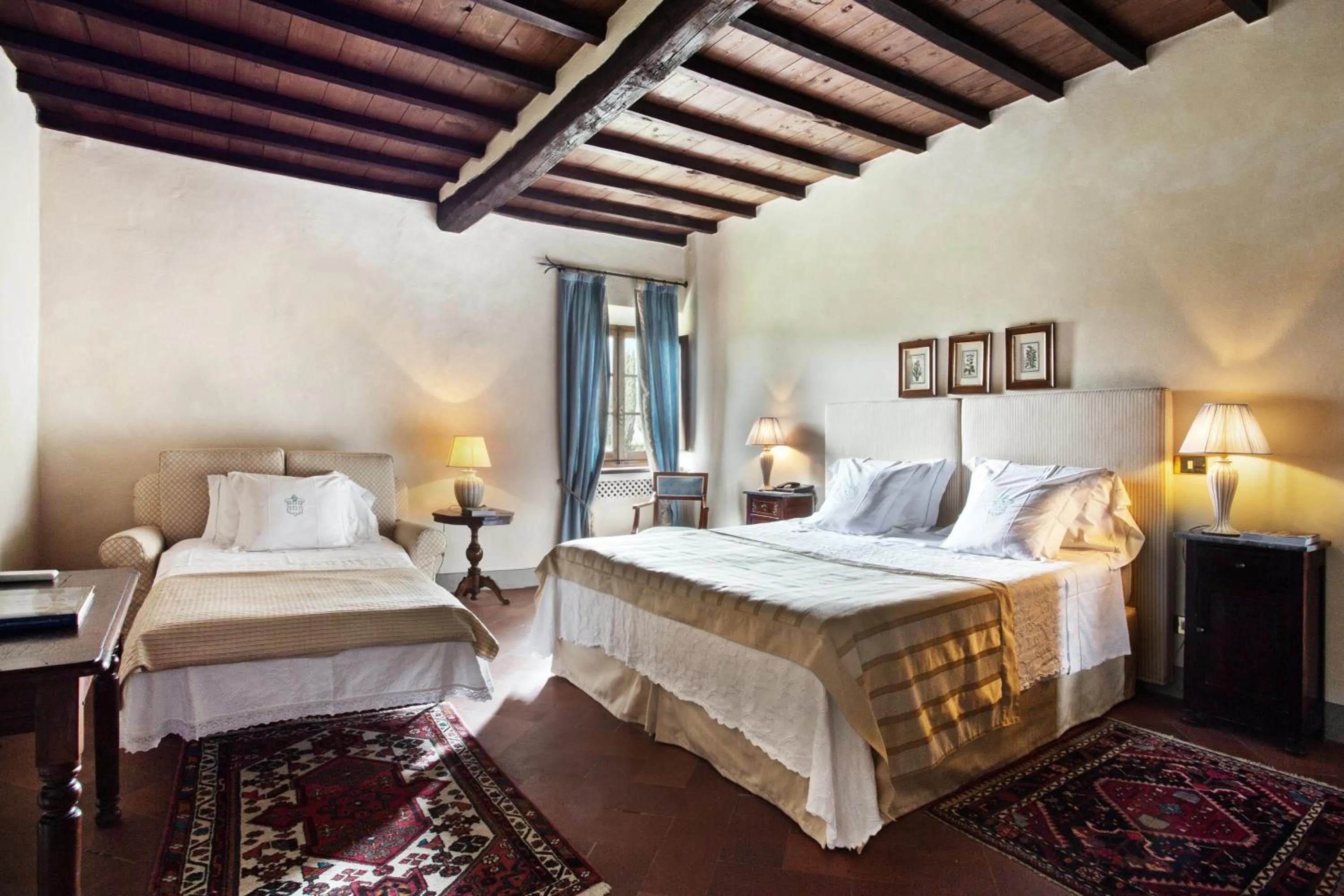 Bedroom, Bed in Castello di Spaltenna Exclusive Resort & Spa