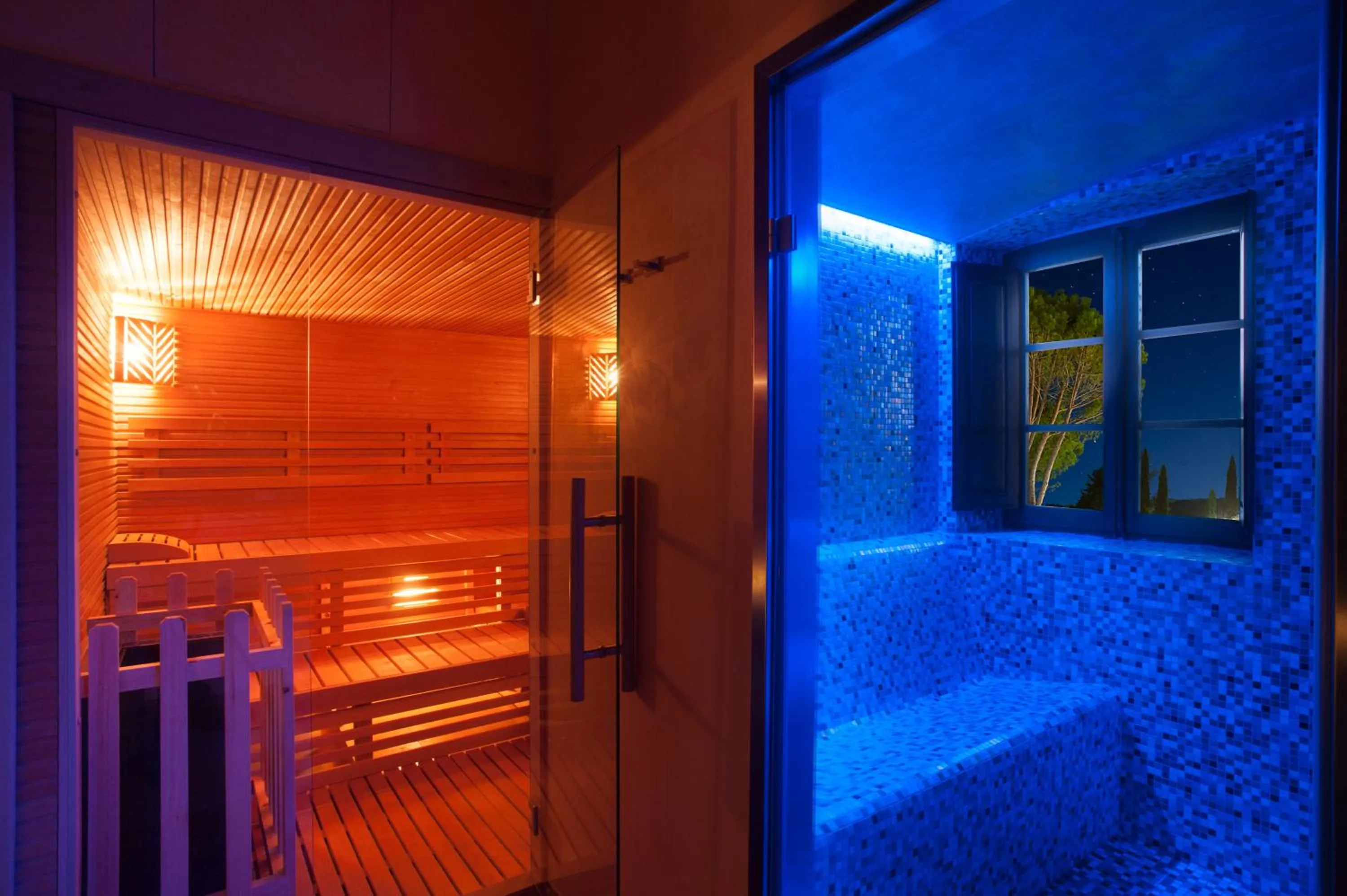 Sauna in Castello di Spaltenna Exclusive Resort & Spa