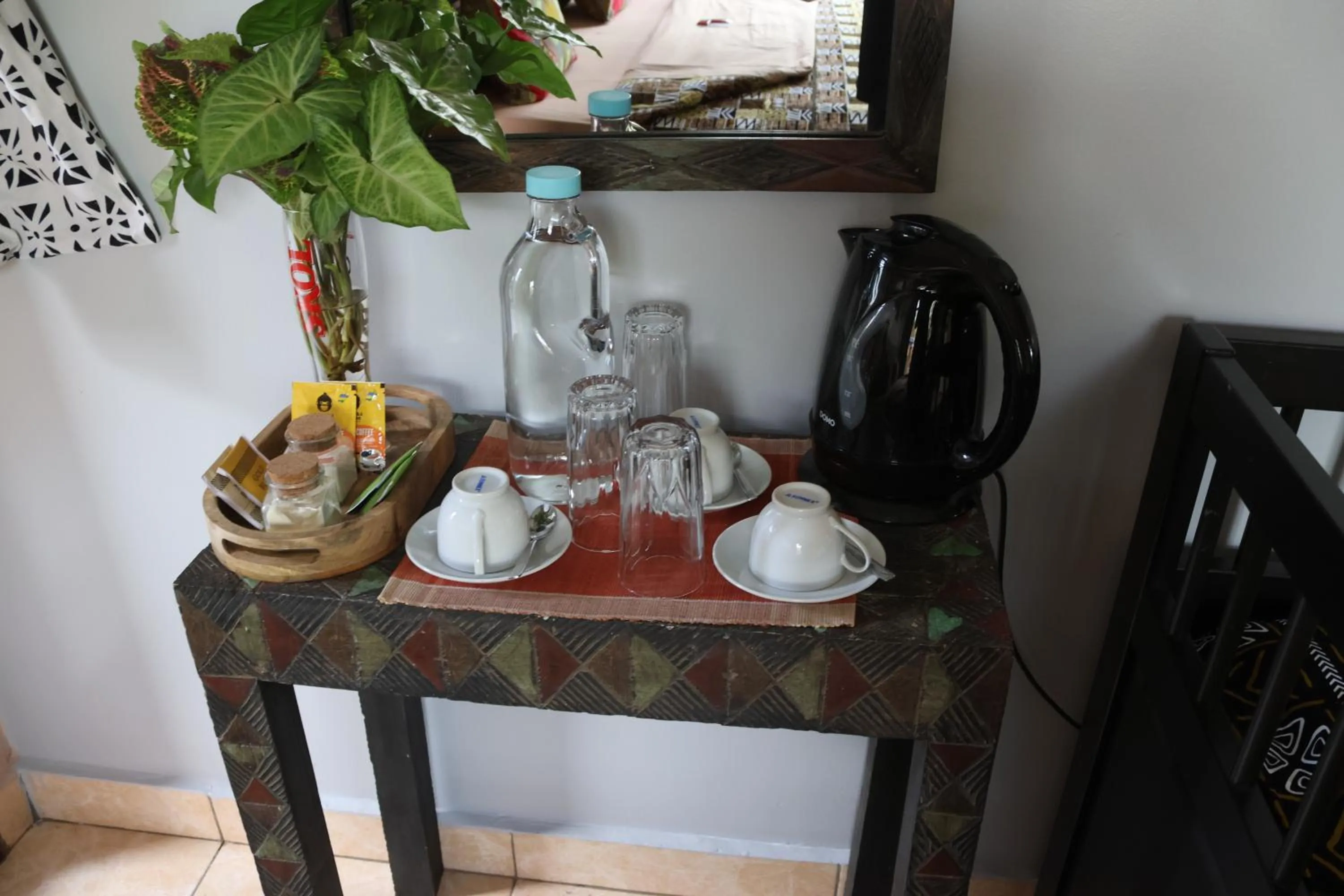 Coffee/tea facilities in Umusambi B&B