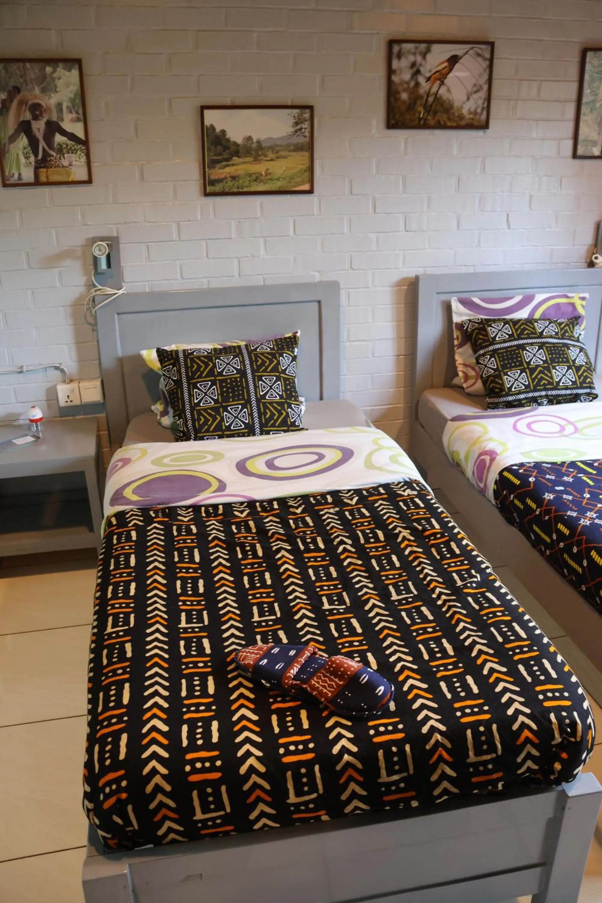 Bed in Umusambi B&B