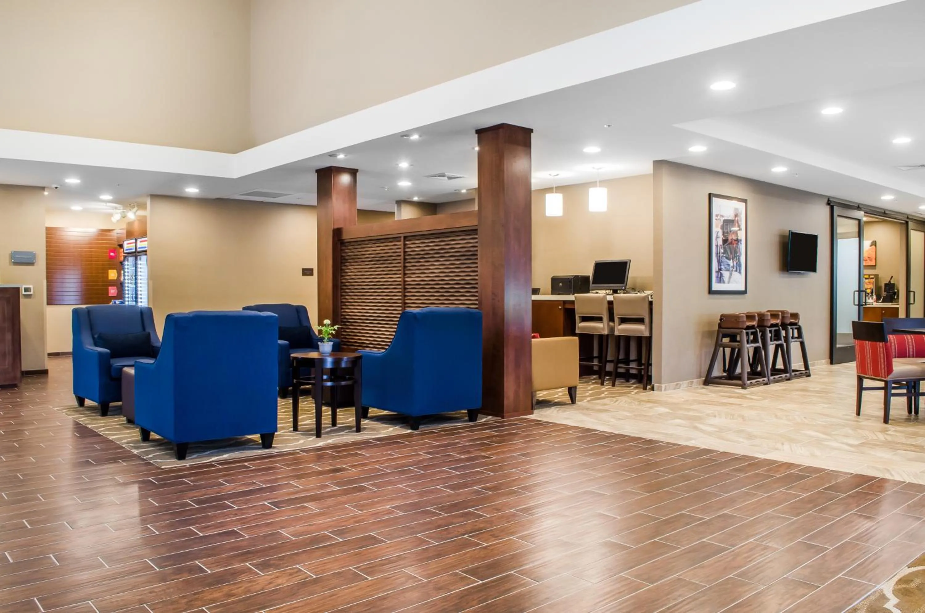 Lobby or reception in Comfort Suites Manheim - Lancaster