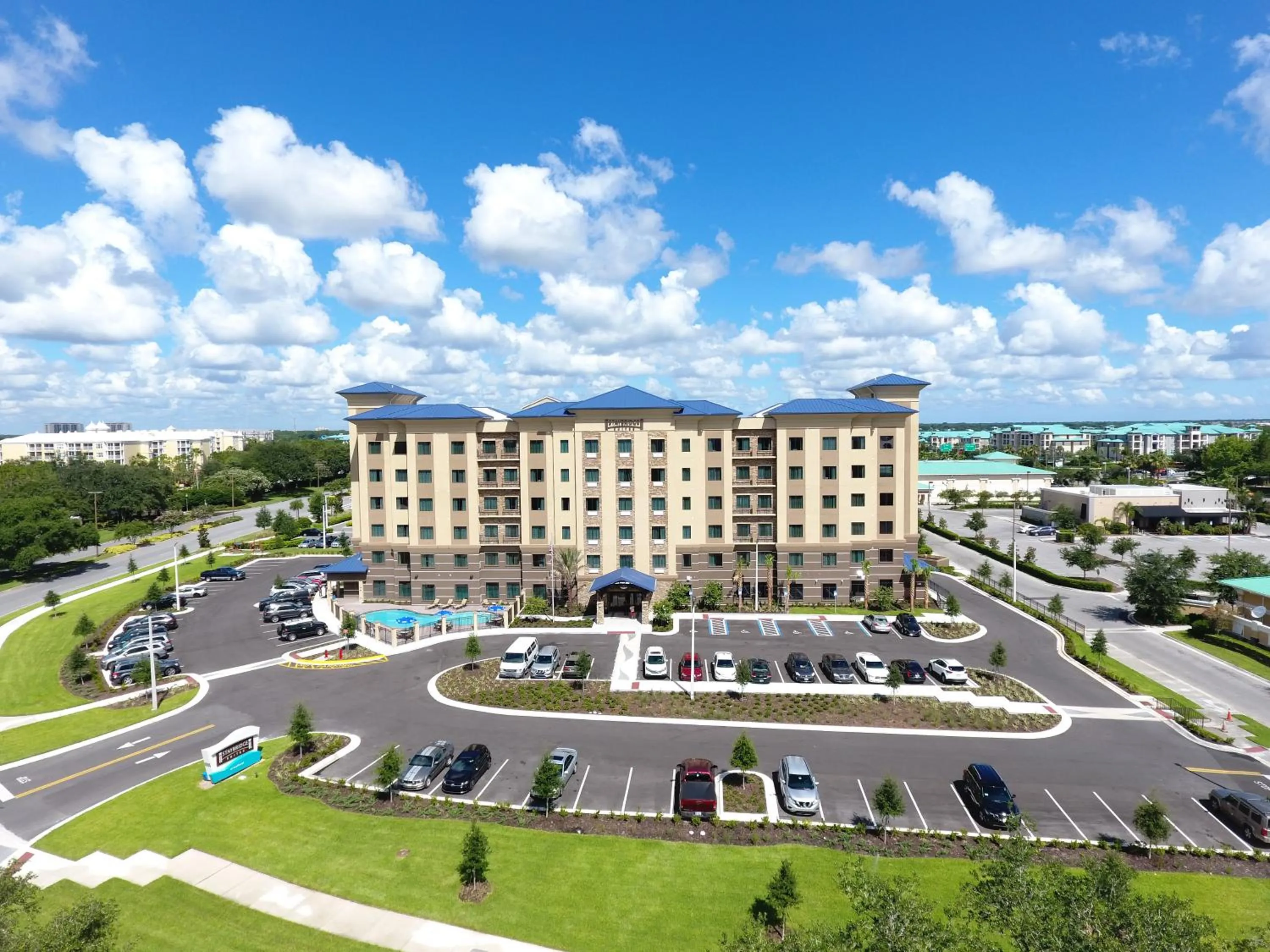 Property building in Staybridge Suites Orlando at SeaWorld by IHG - Free Breakfast & Shuttle to SeaWorld Parks
