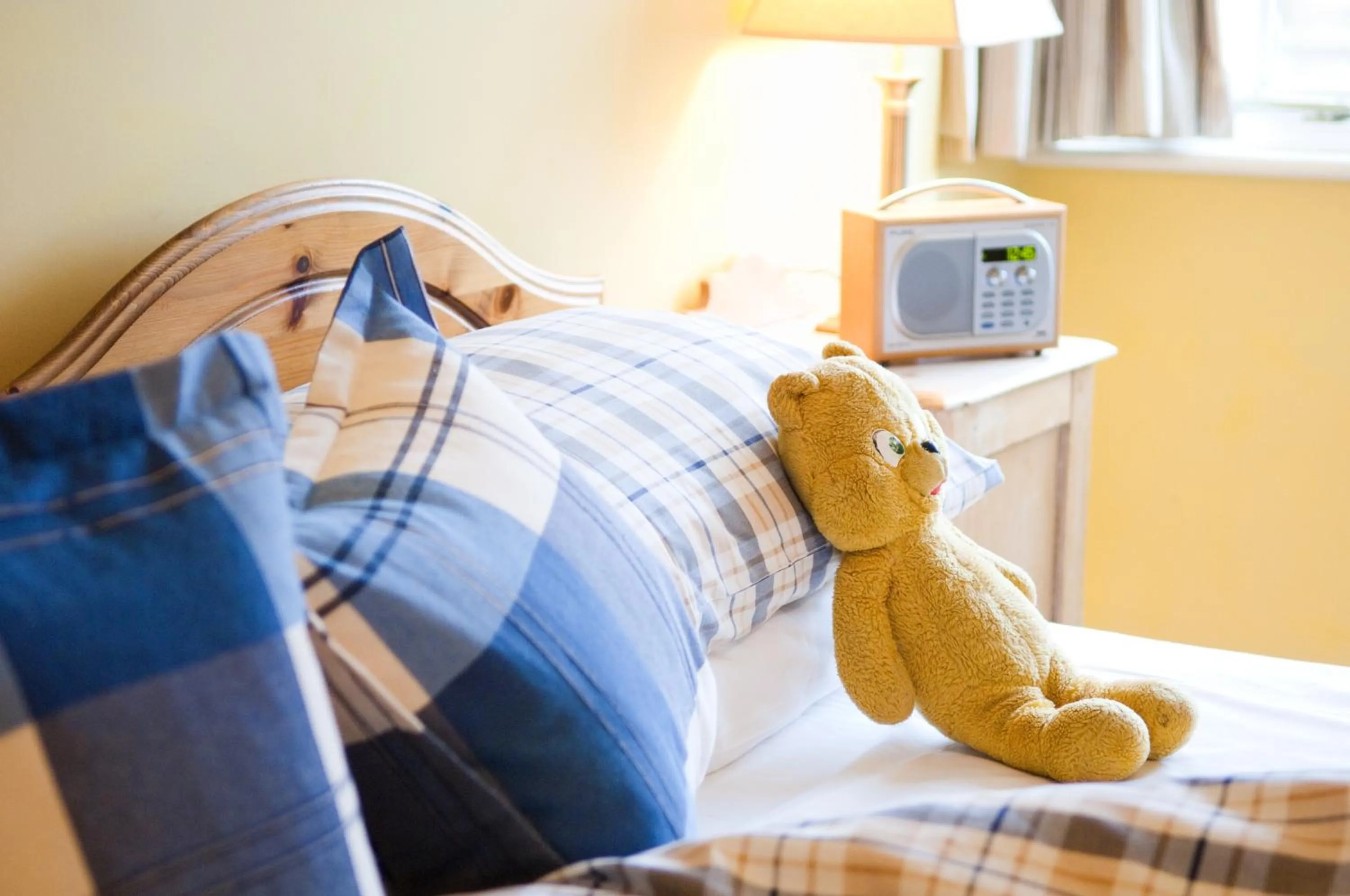 Bed in The Dolphin Inn