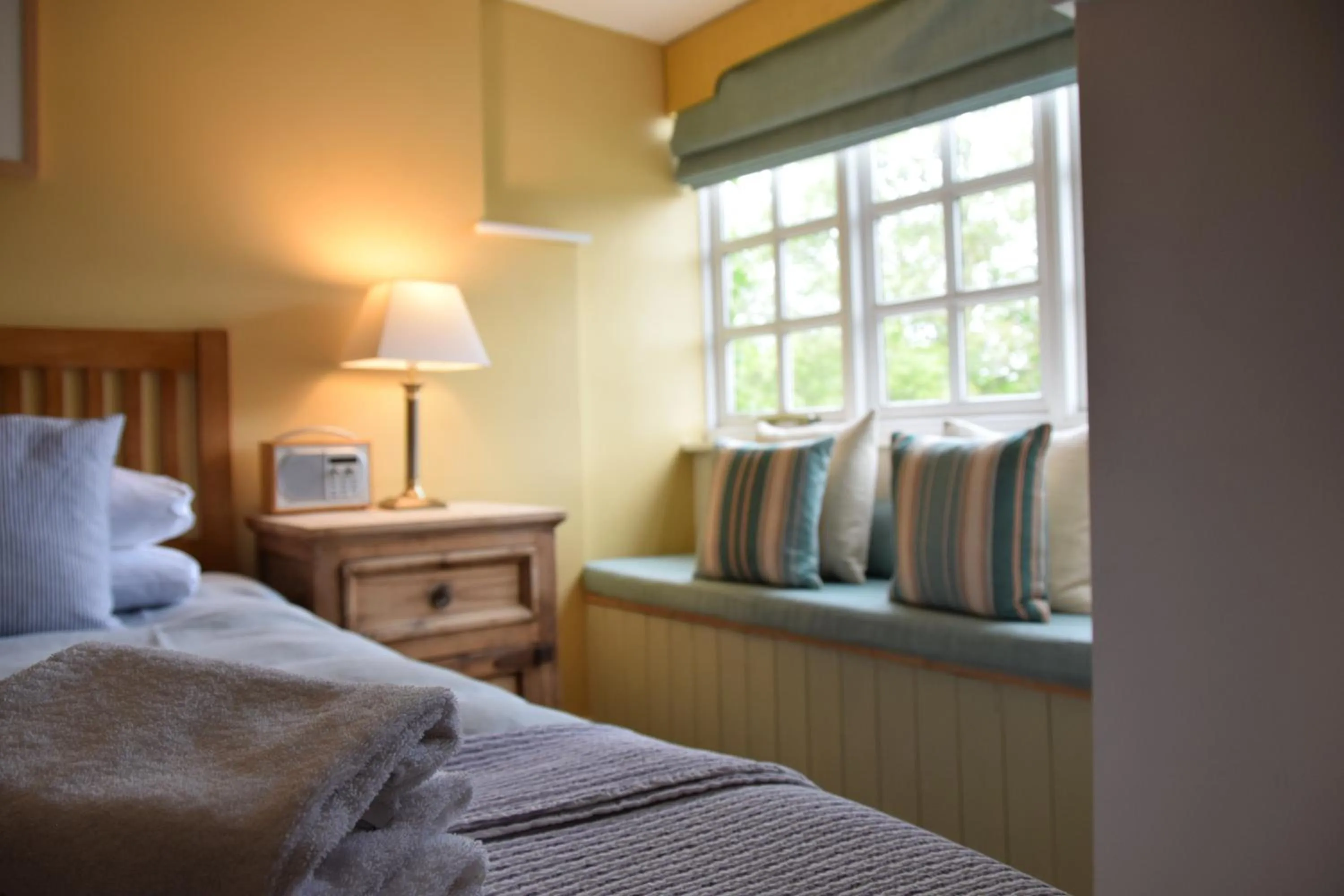 Bed in The Dolphin Inn