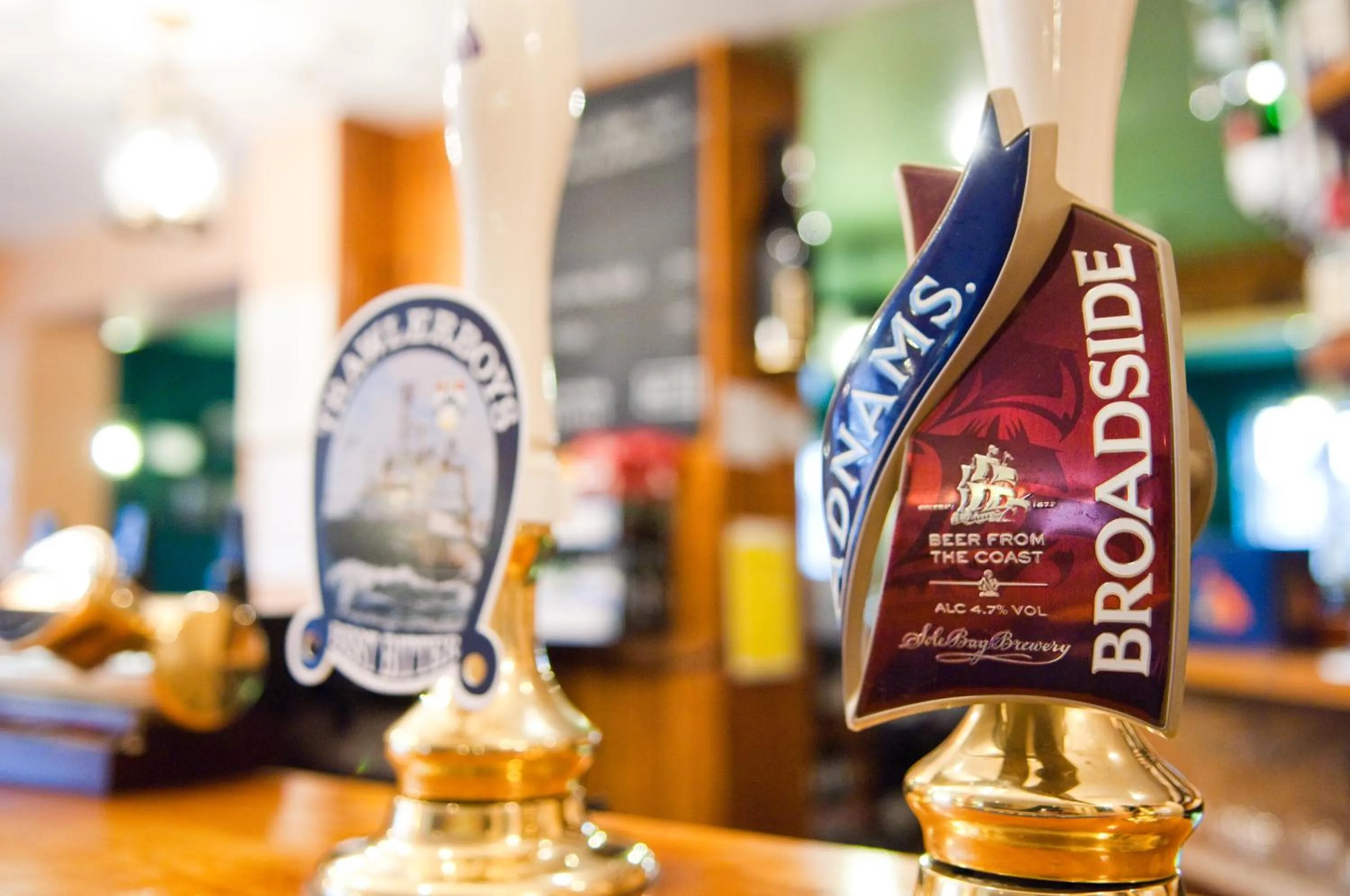 Alcoholic drinks in The Dolphin Inn