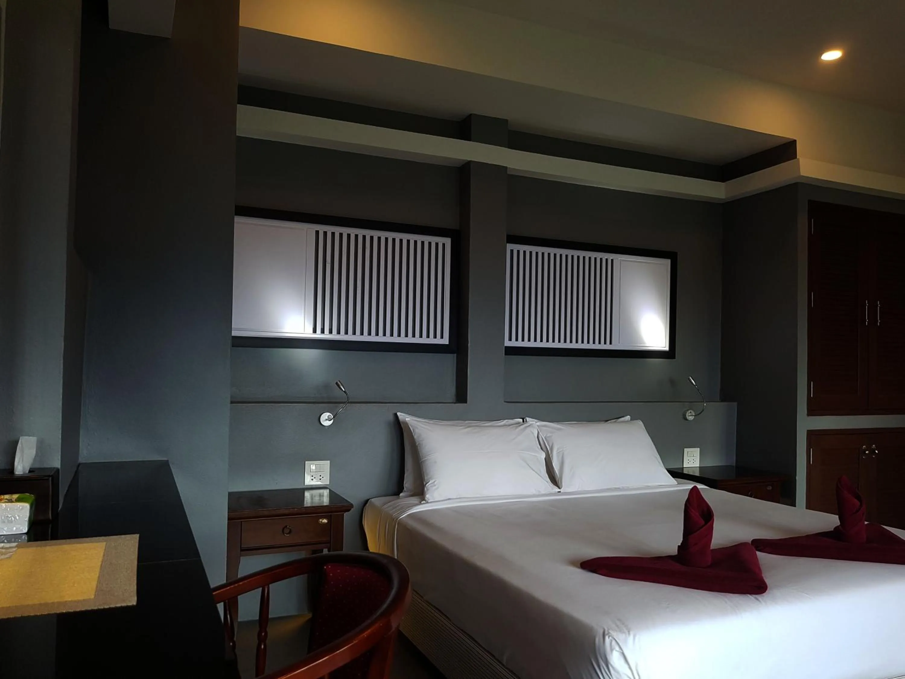 Decorative detail, Bed in Balcony Villa