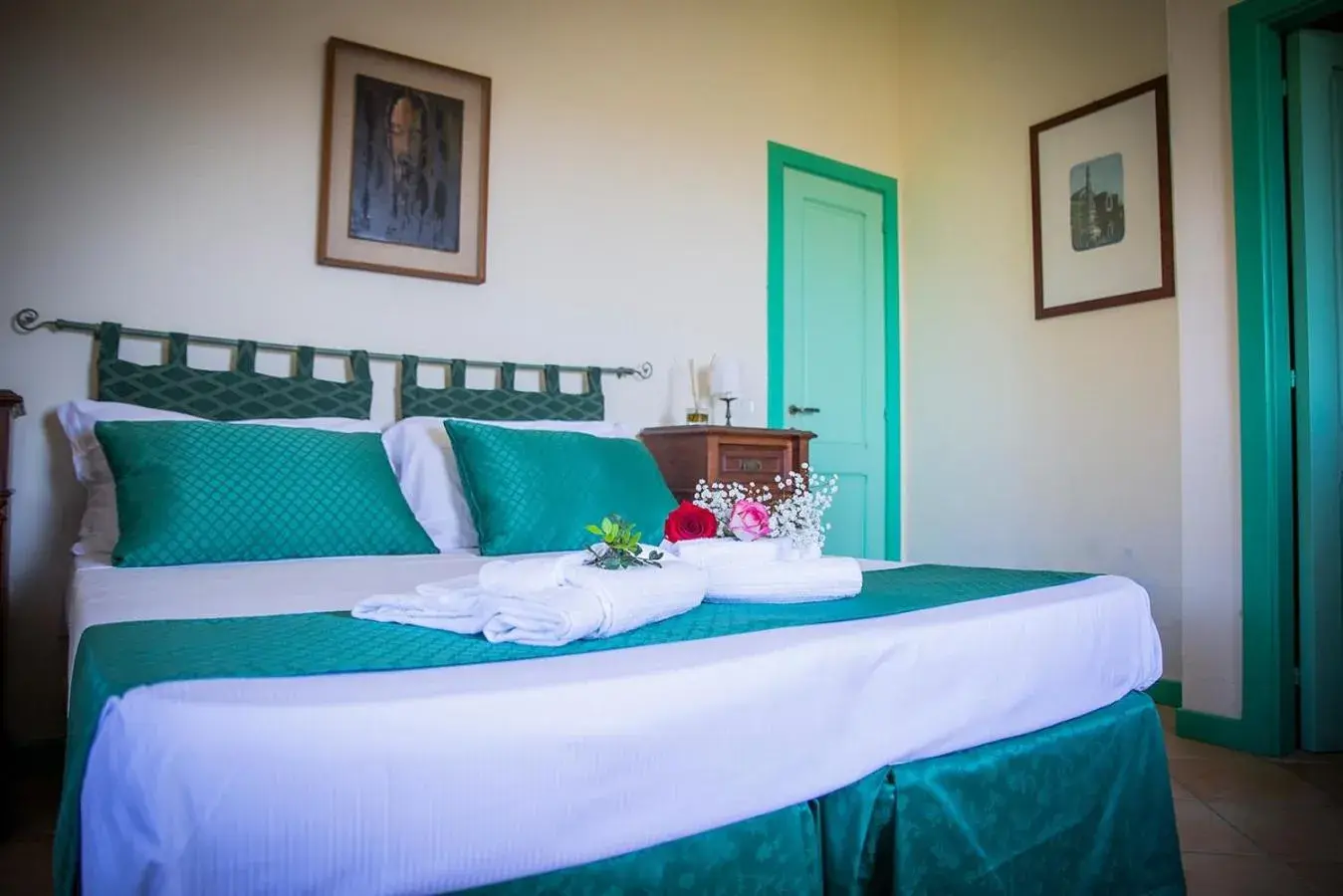 Double or Twin Room with Private External Bathroom in B&B La Residenza Torchiara Double or Twin Room with Private External Bathroom in B&B La Residenza Torchiara