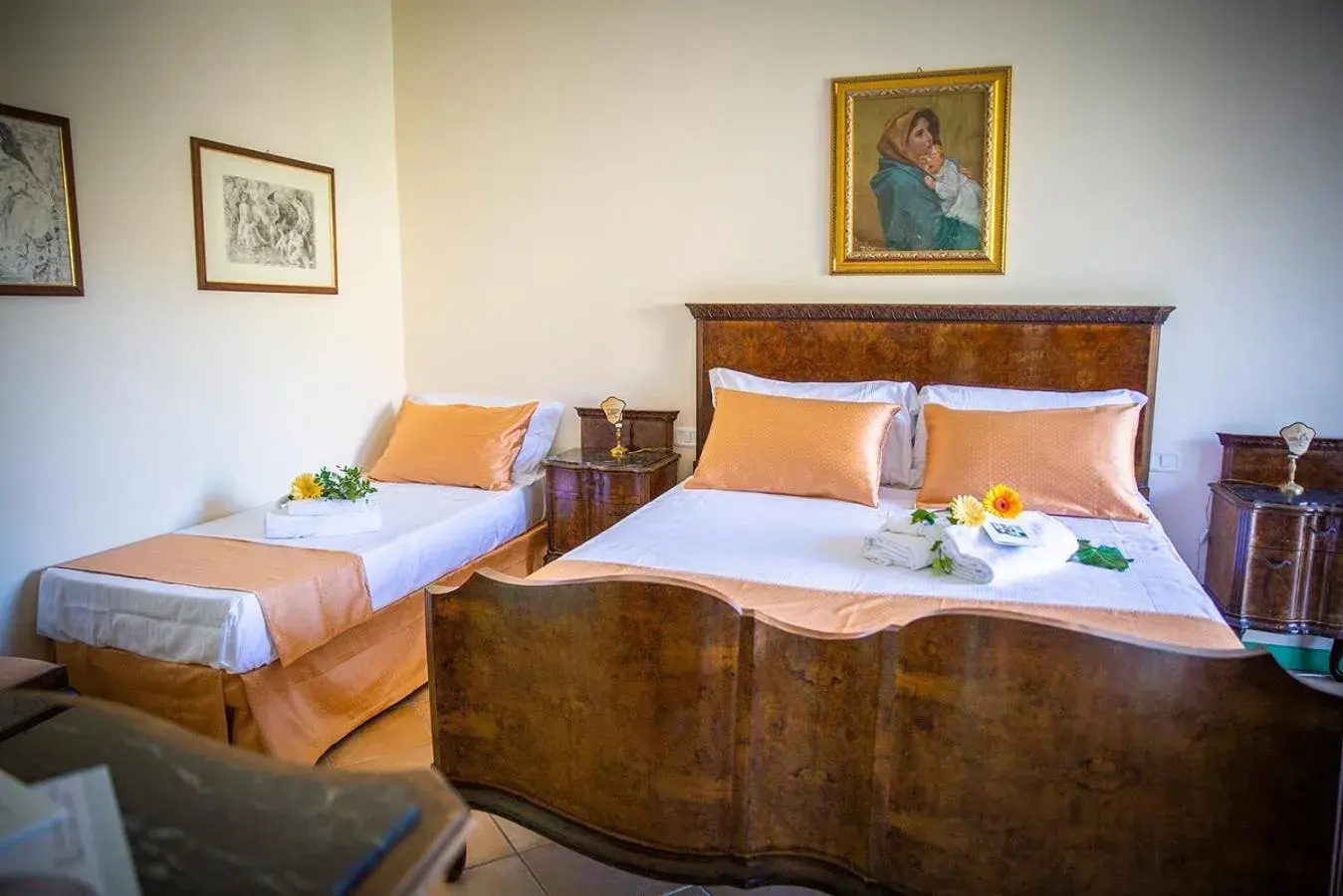 Double Room with Private Bathroom in B&B La Residenza Torchiara Double Room with Private Bathroom in B&B La Residenza Torchiara