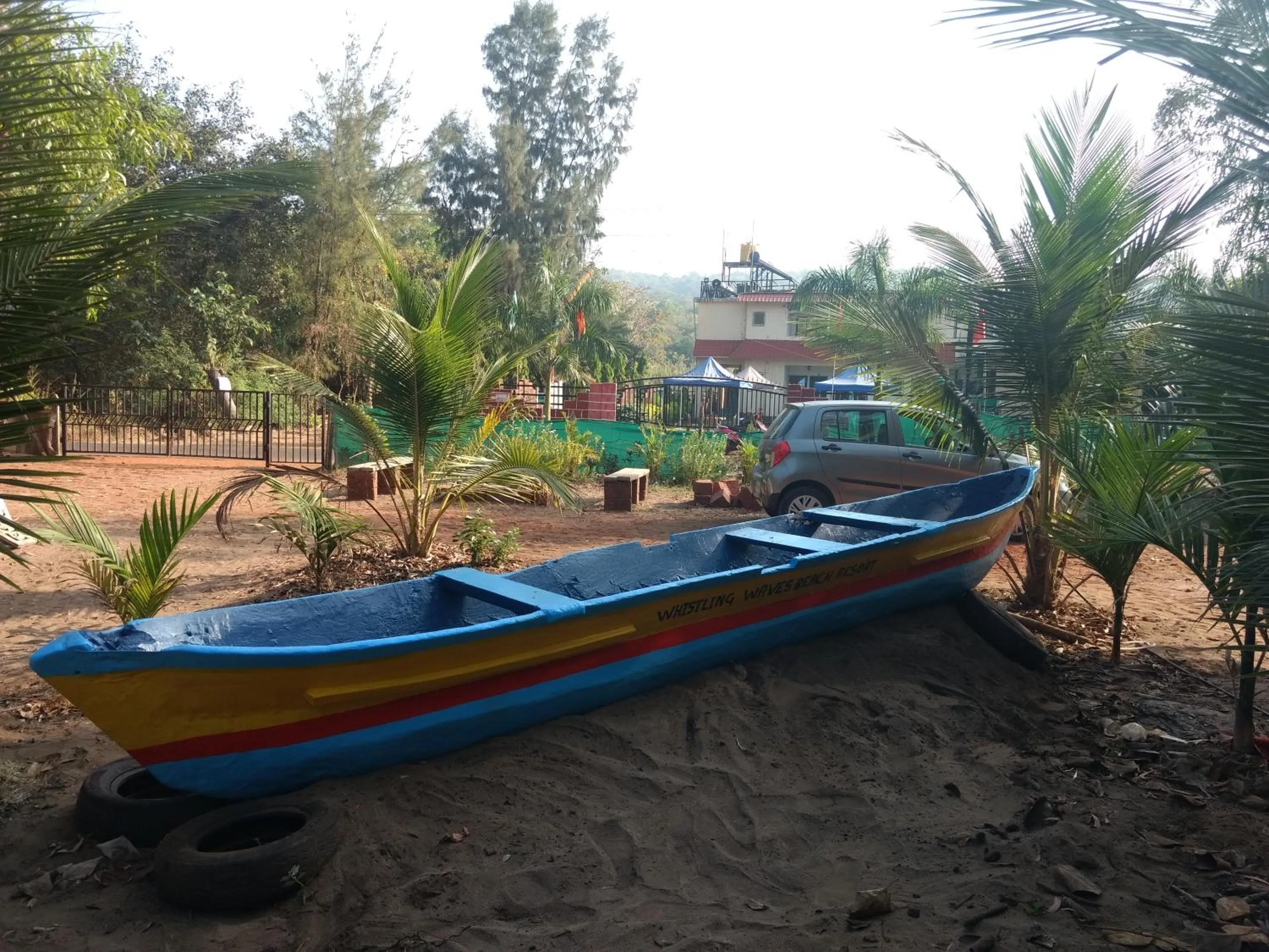 Garden in Whistling Waves Beach Resort