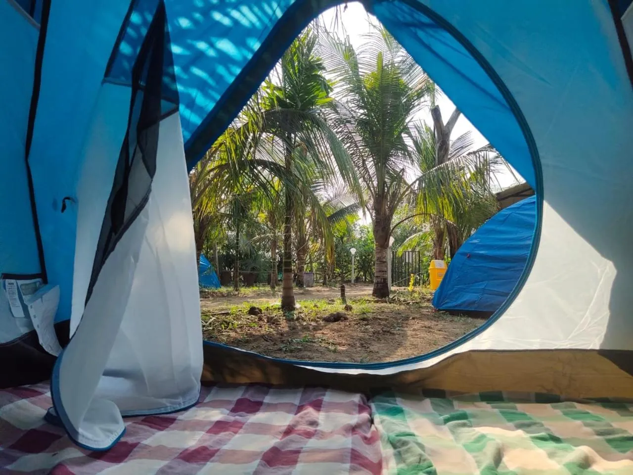Bed in Whistling Waves Beach Resort