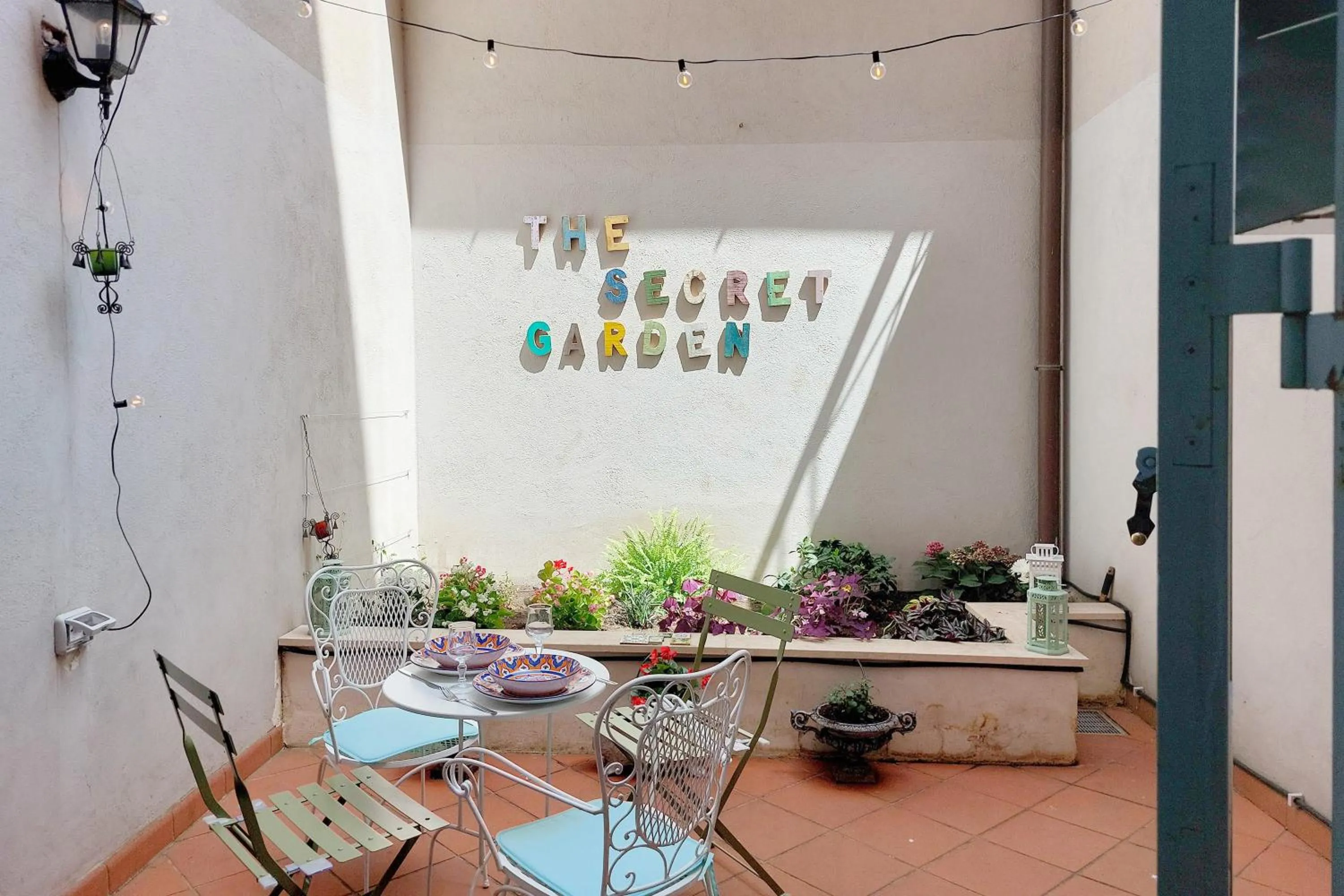 Patio in Bellezza Al Colosseo - B&B & Apts