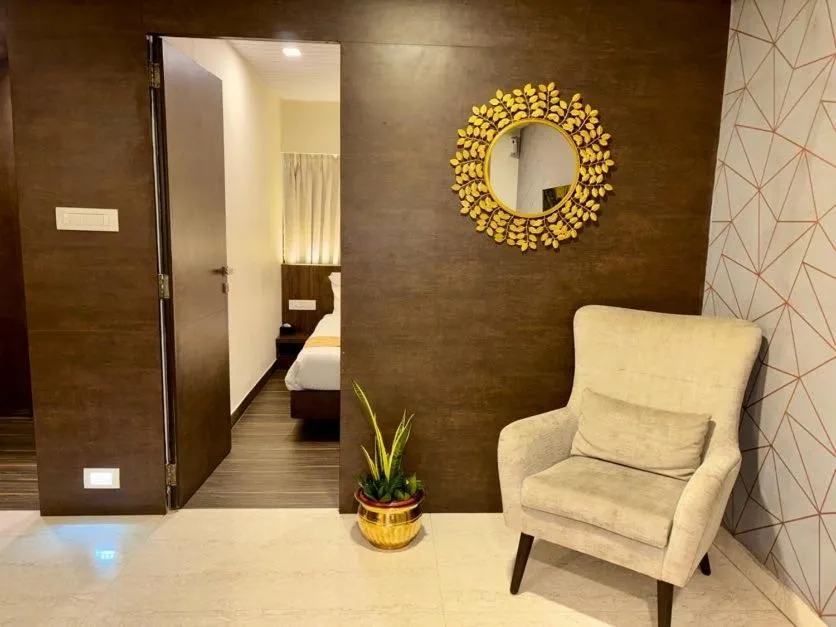 Bed in Hotel Sai Residency