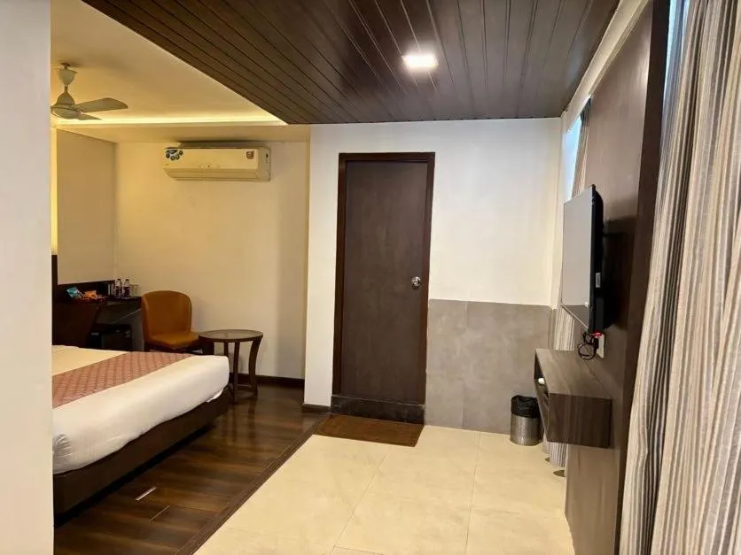 Bed in Hotel Sai Residency