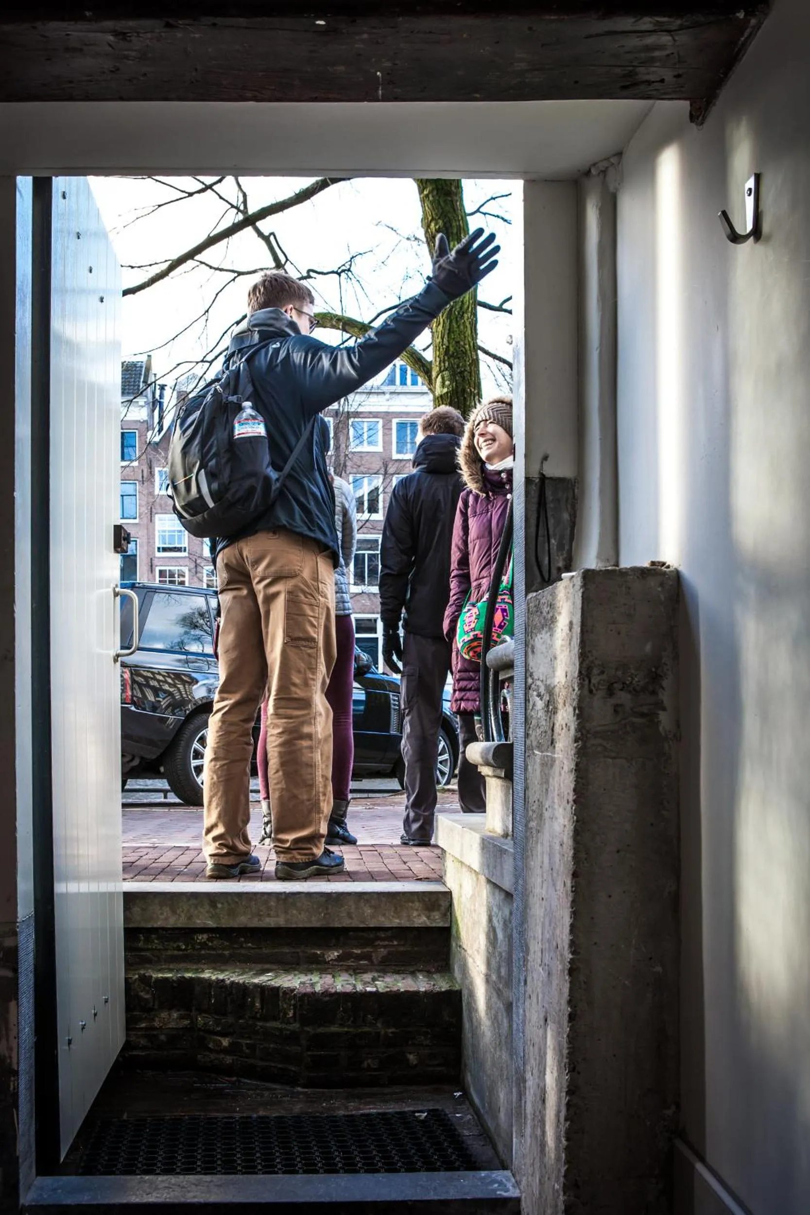 Seating area in B&B Singel Amsterdam Centre