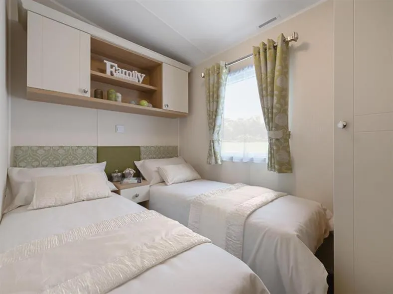 Bed in Widemouth Bay Caravan Park