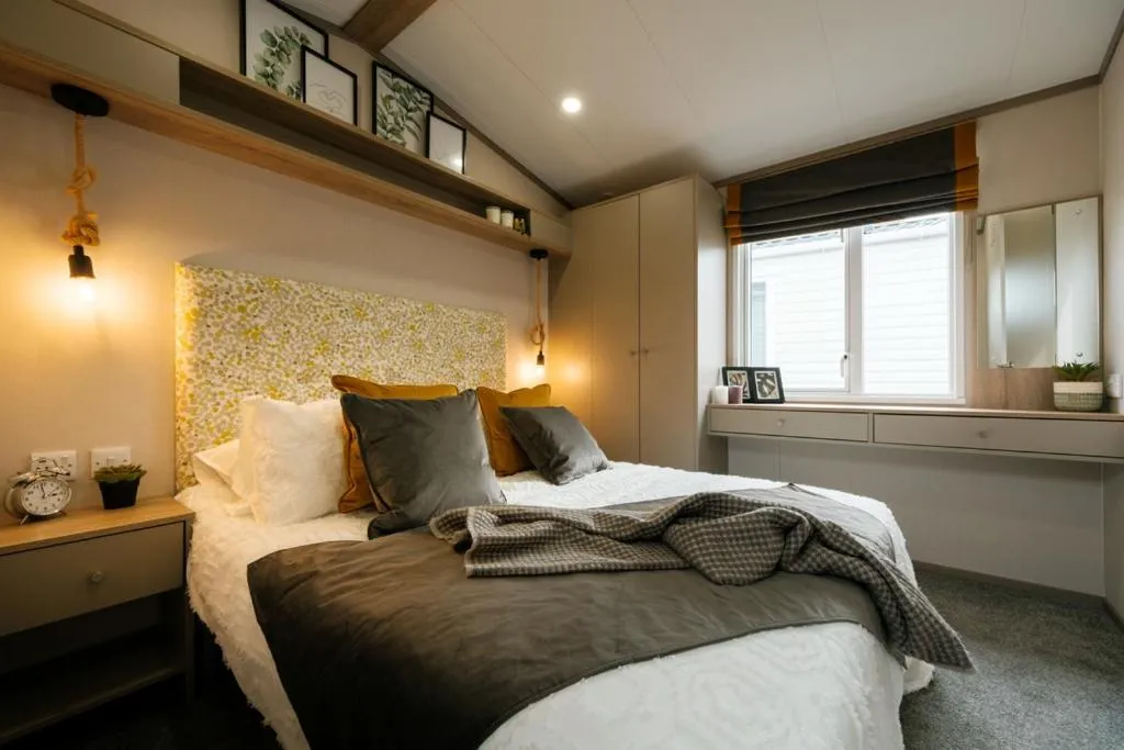 Bed in Widemouth Bay Caravan Park