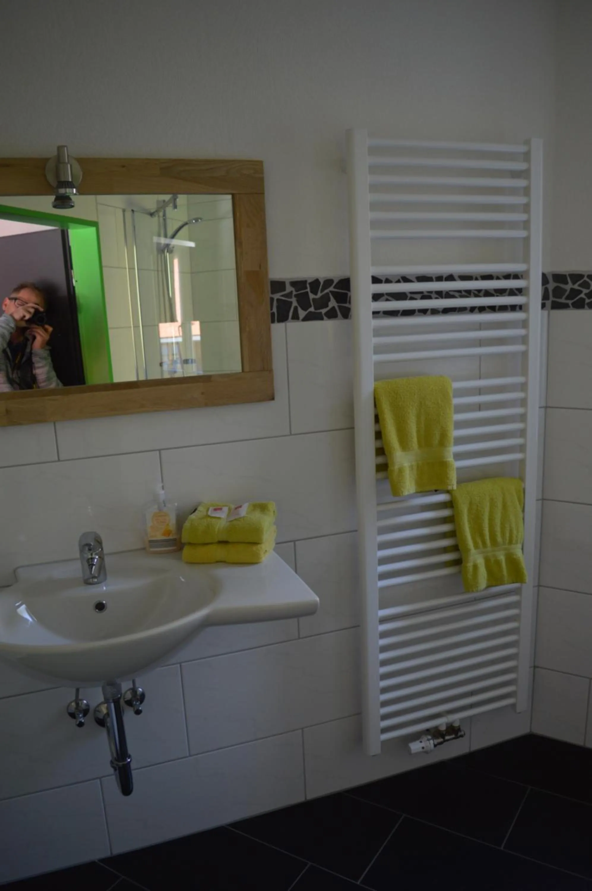 Bathroom in Bergsteiger-Hotel "Grüner Hut"