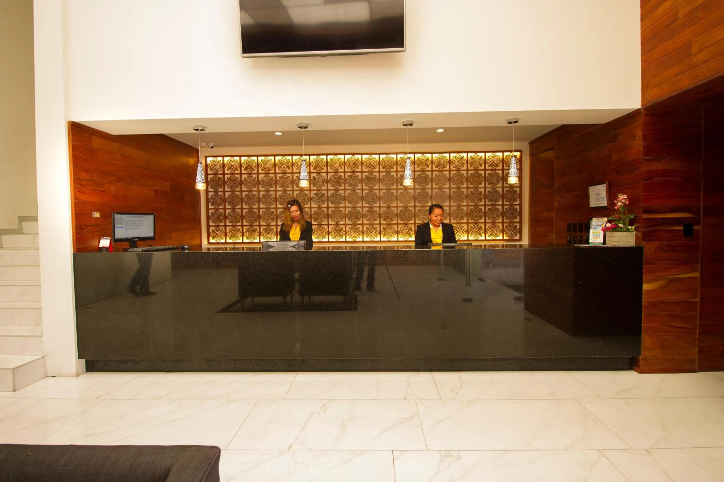 Lobby or reception in Hotel Posada Señorial