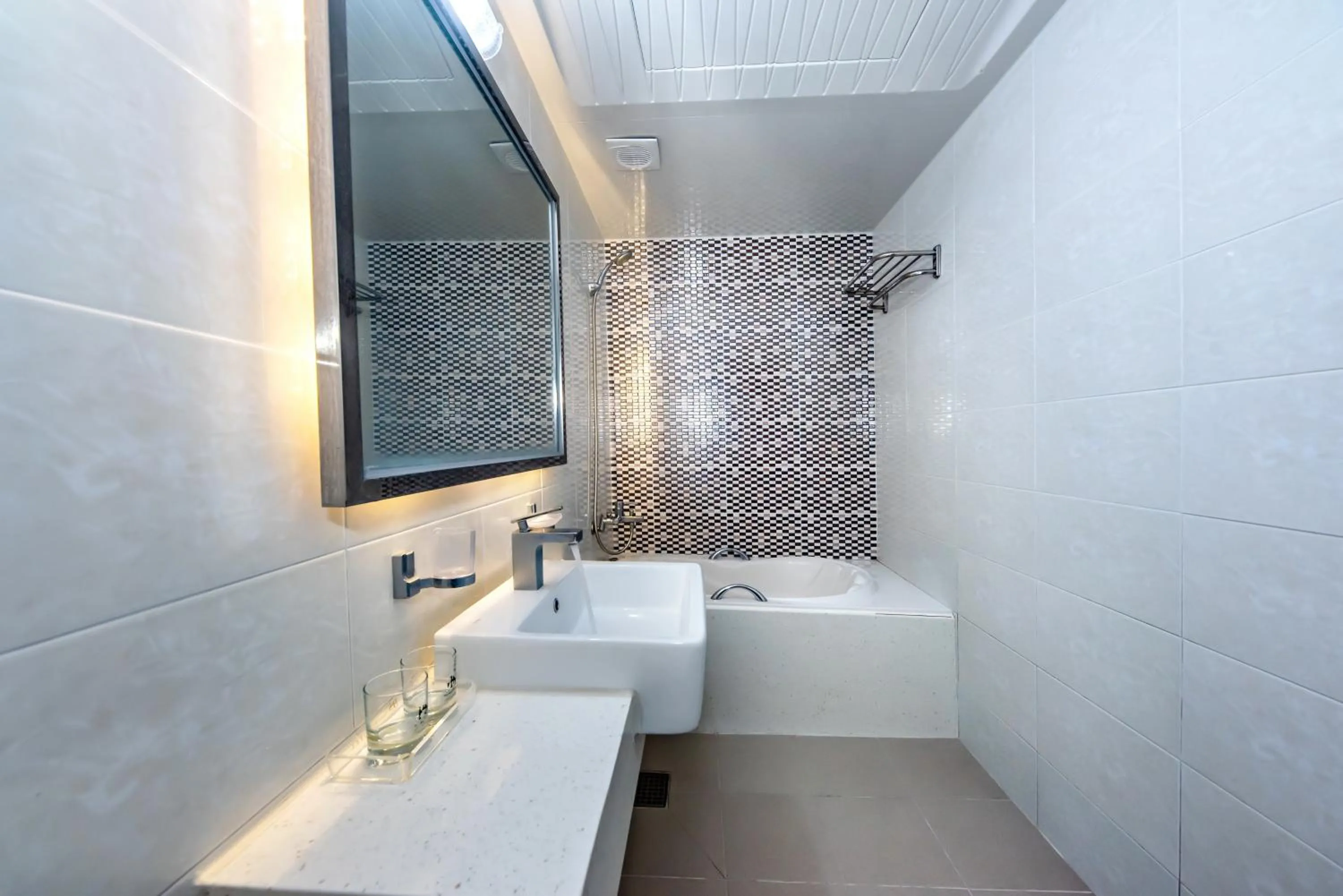 Bathroom in HS Tourist Hotel