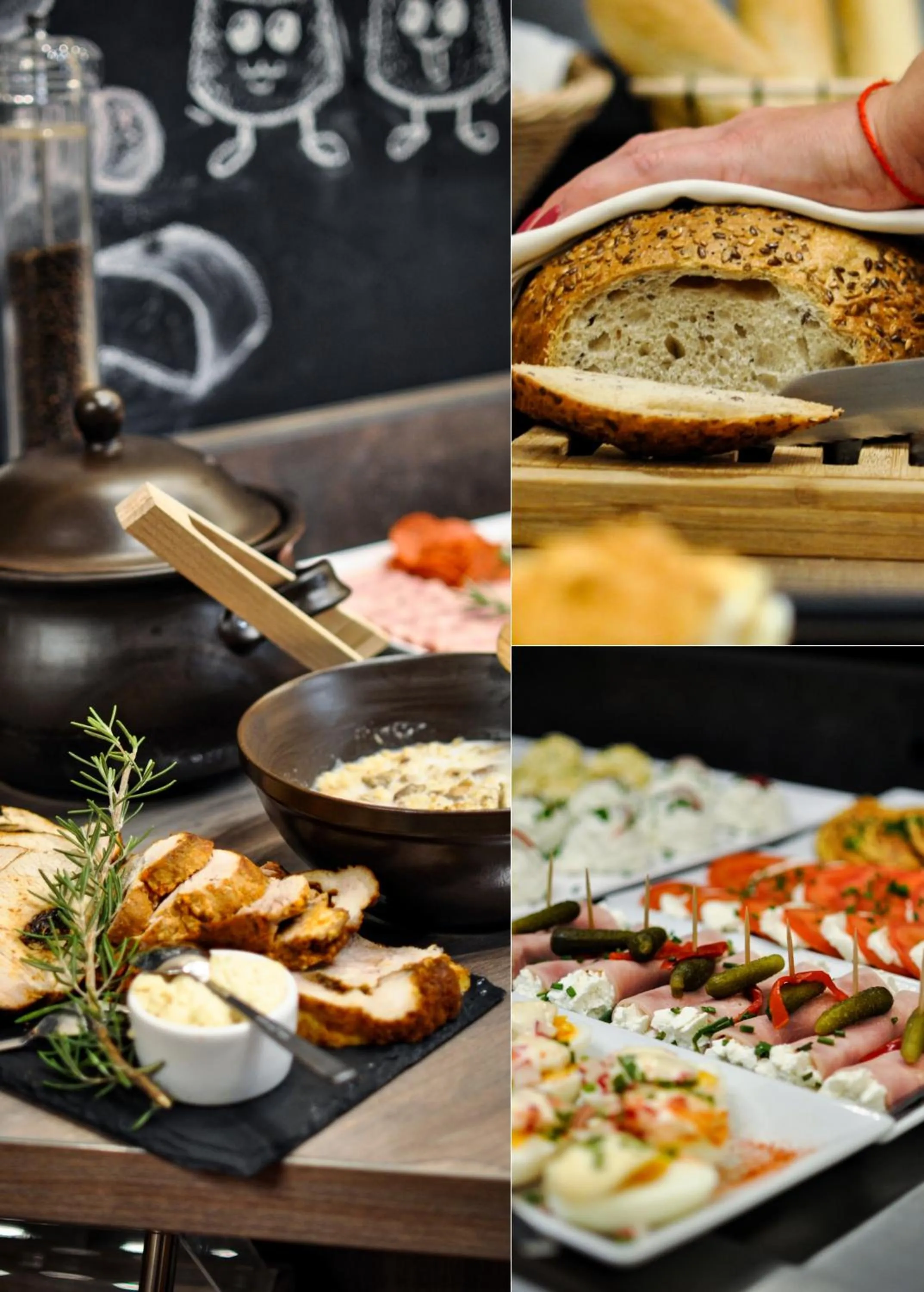 Buffet breakfast in Hotel Trzy Światy Spa & Wellness Rajska WySpa