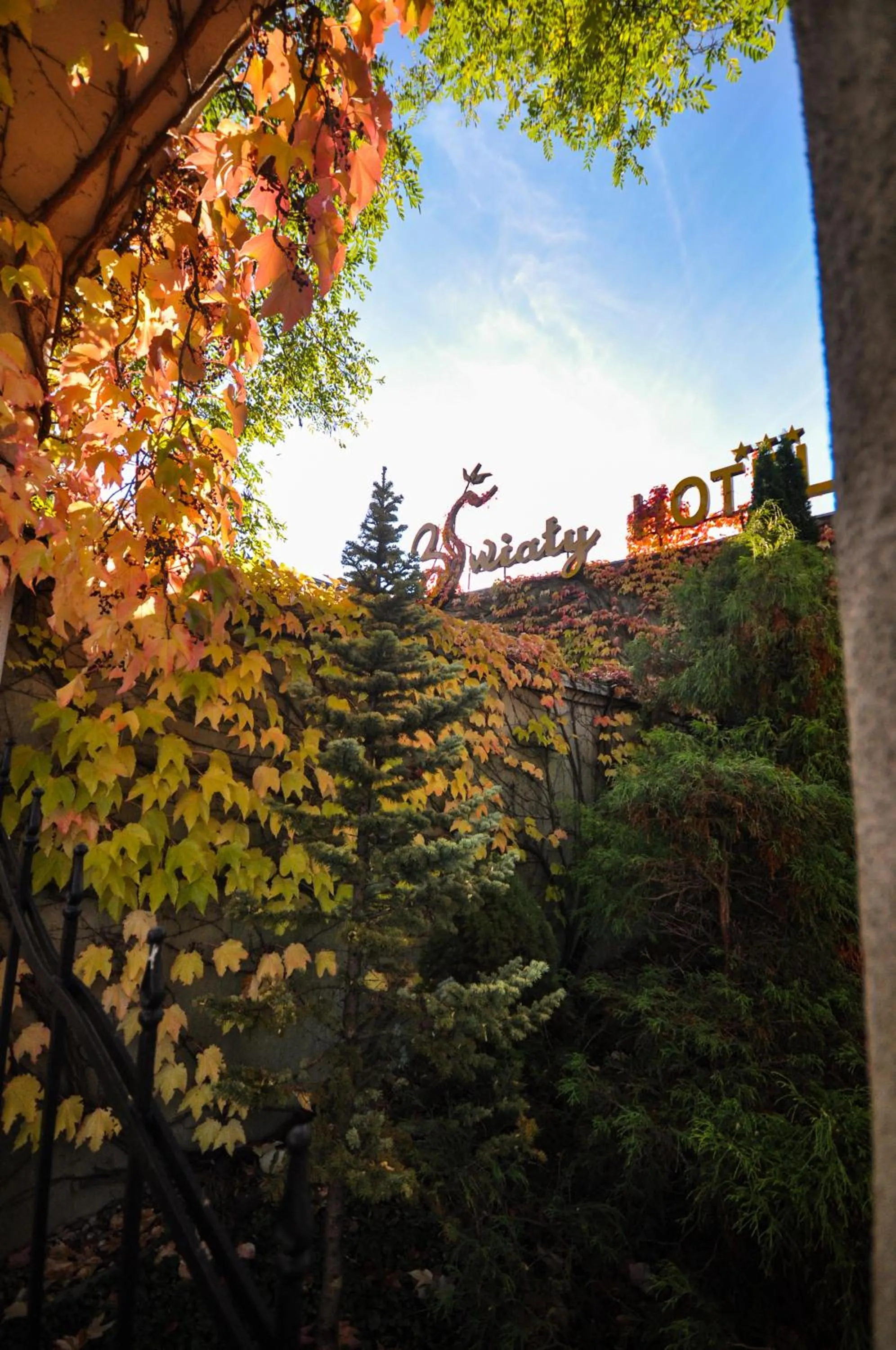 Garden view in Hotel Trzy Światy Spa & Wellness Rajska WySpa