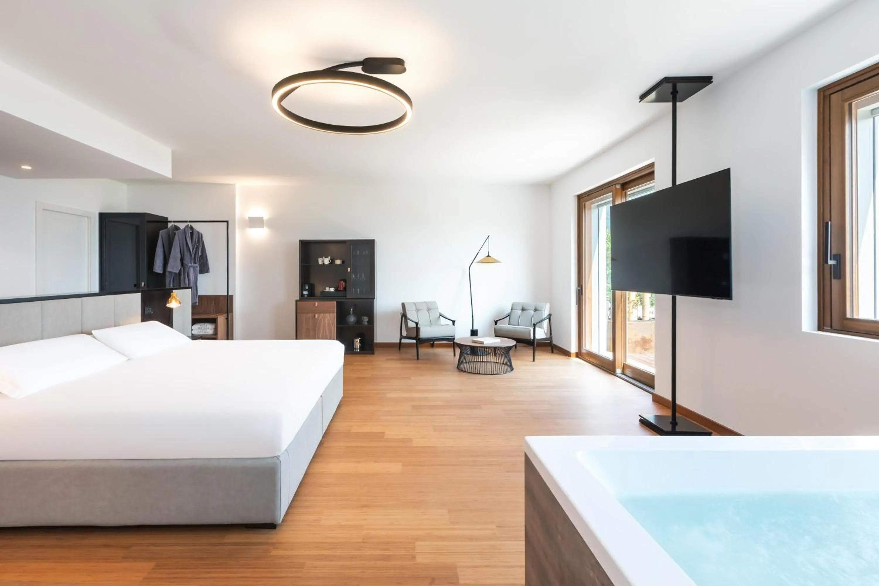 Photo of the whole room, Bed in Boutique Hotel Villa Sostaga