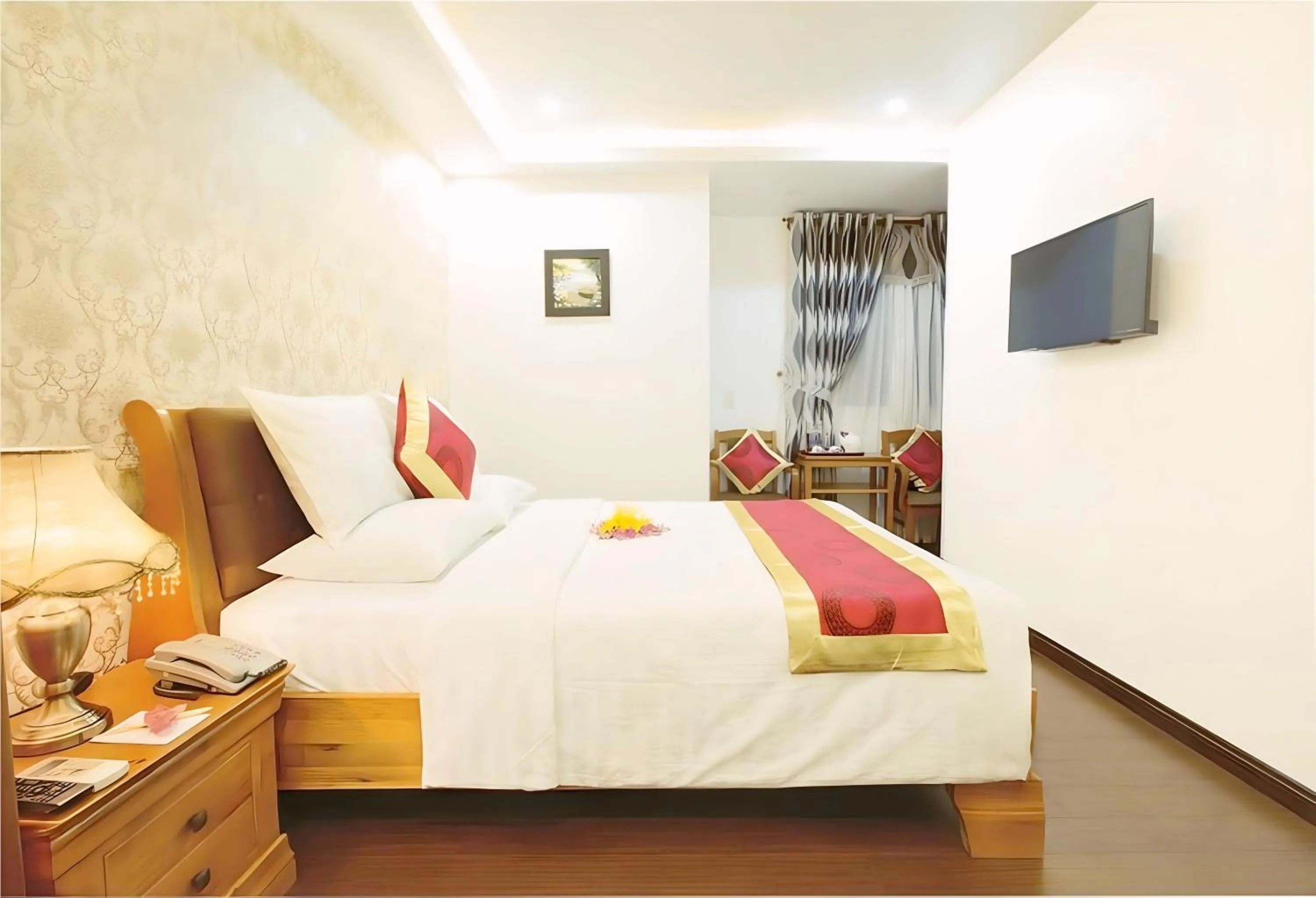 Bed in The Airport Hotel