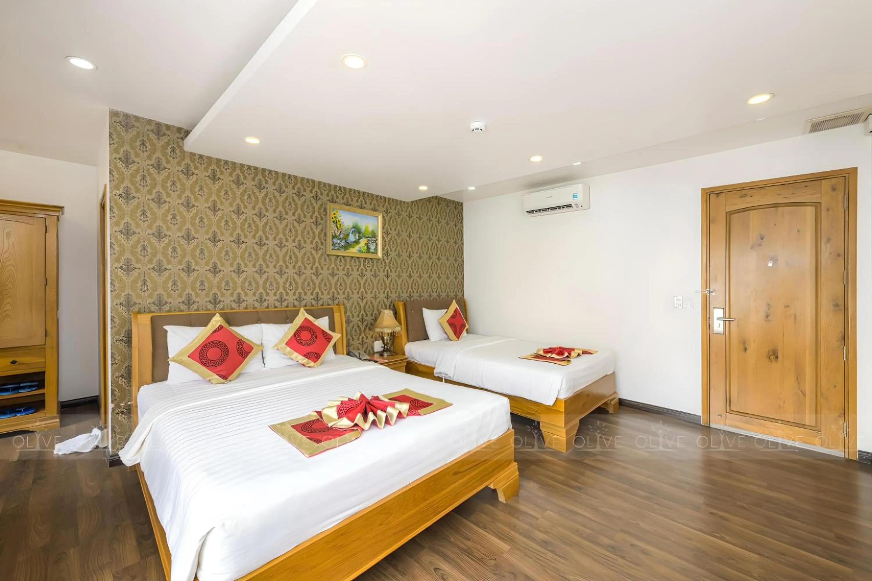 Bed in The Airport Hotel