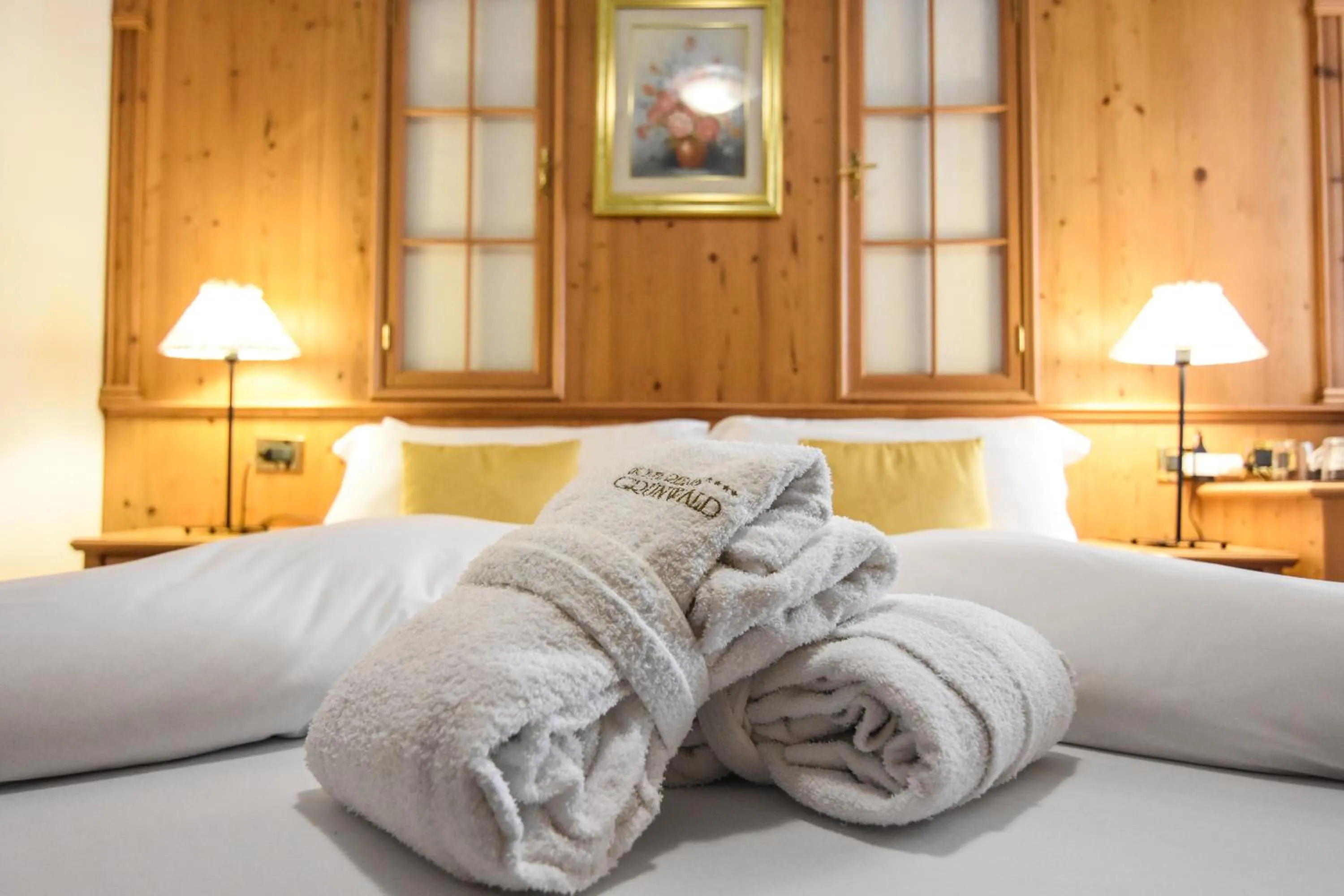 Bed in Hotel Relais Grünwald