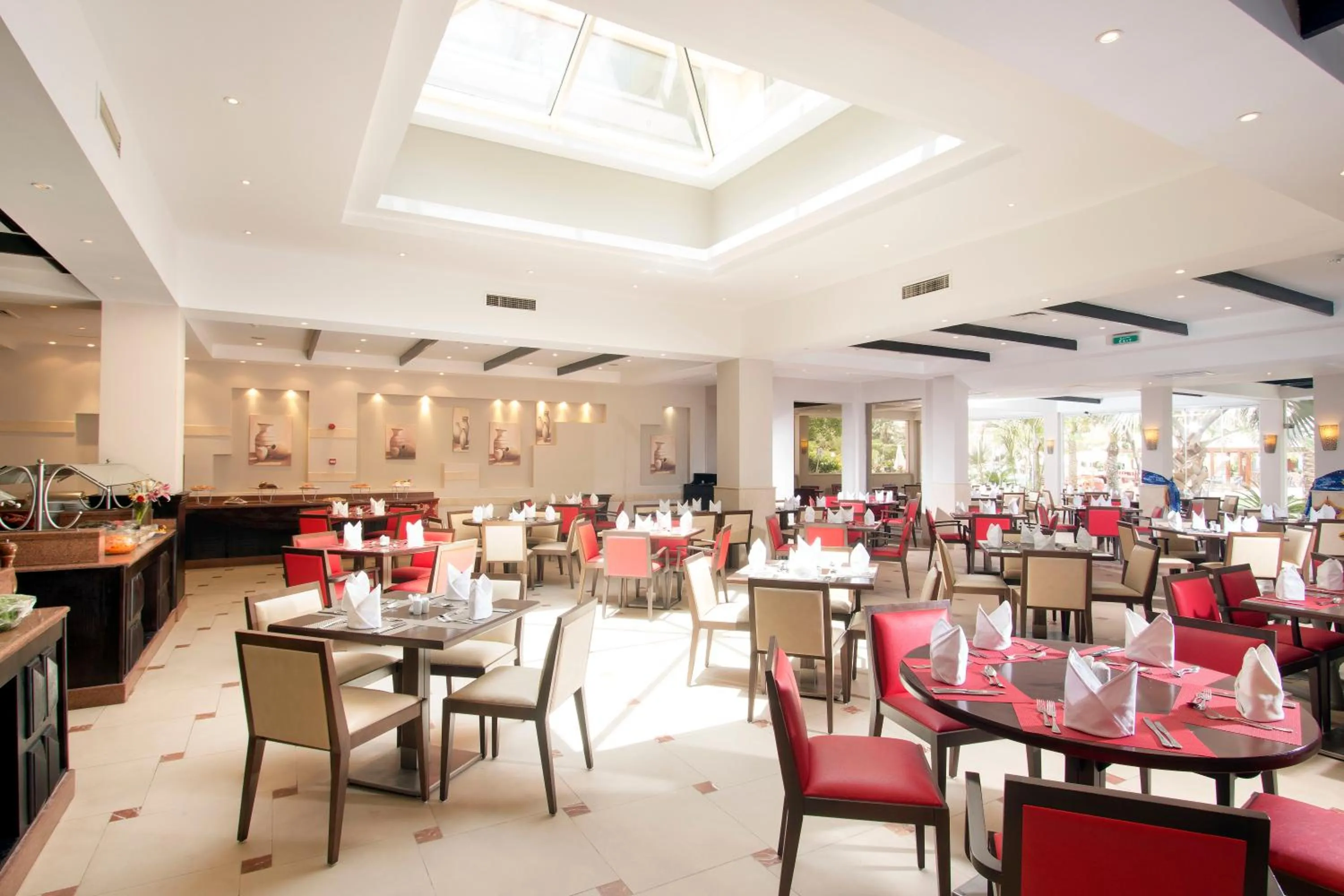 Buffet breakfast in Swiss Inn Pyramids Golf Resort