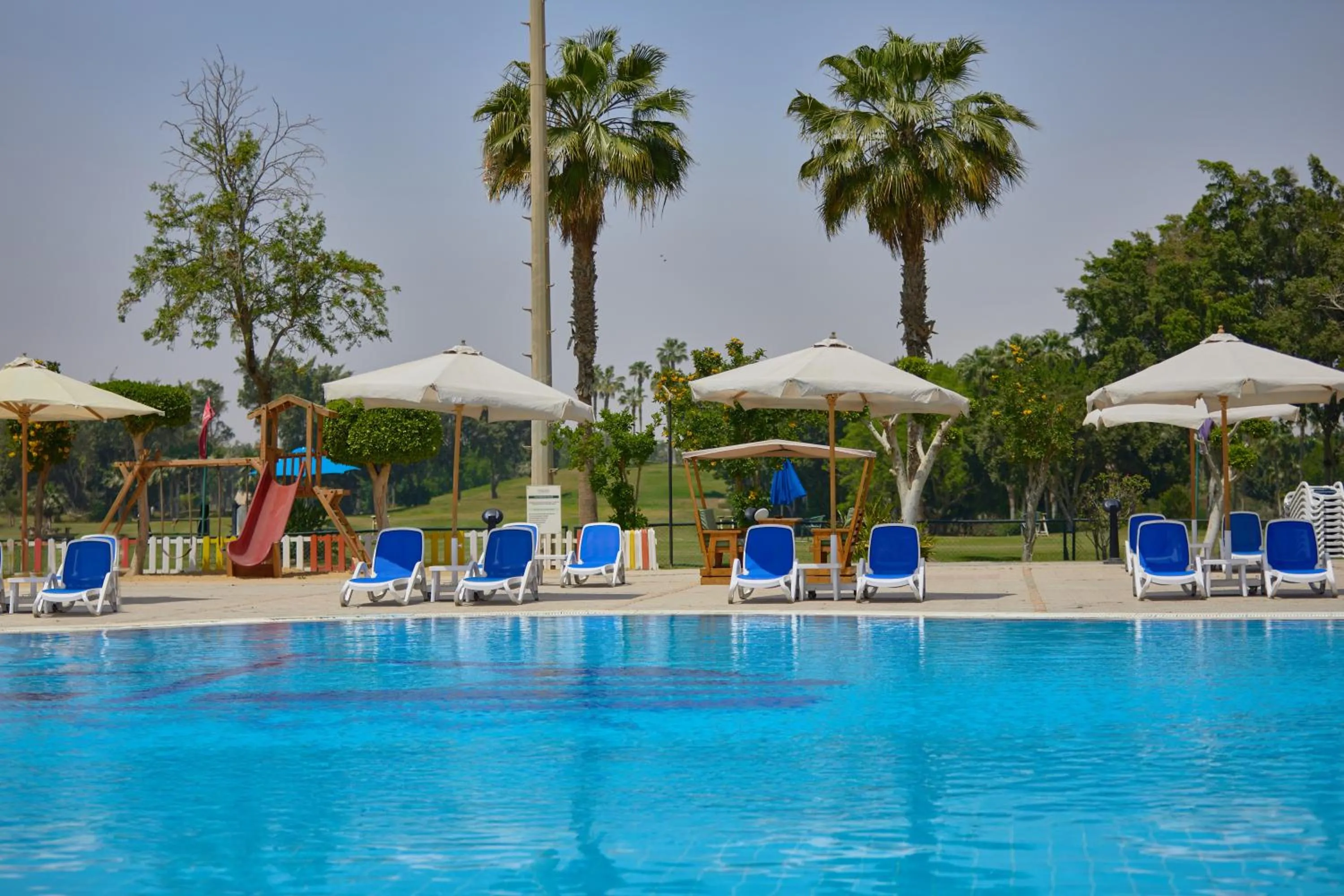 Swimming pool in Swiss Inn Pyramids Golf Resort