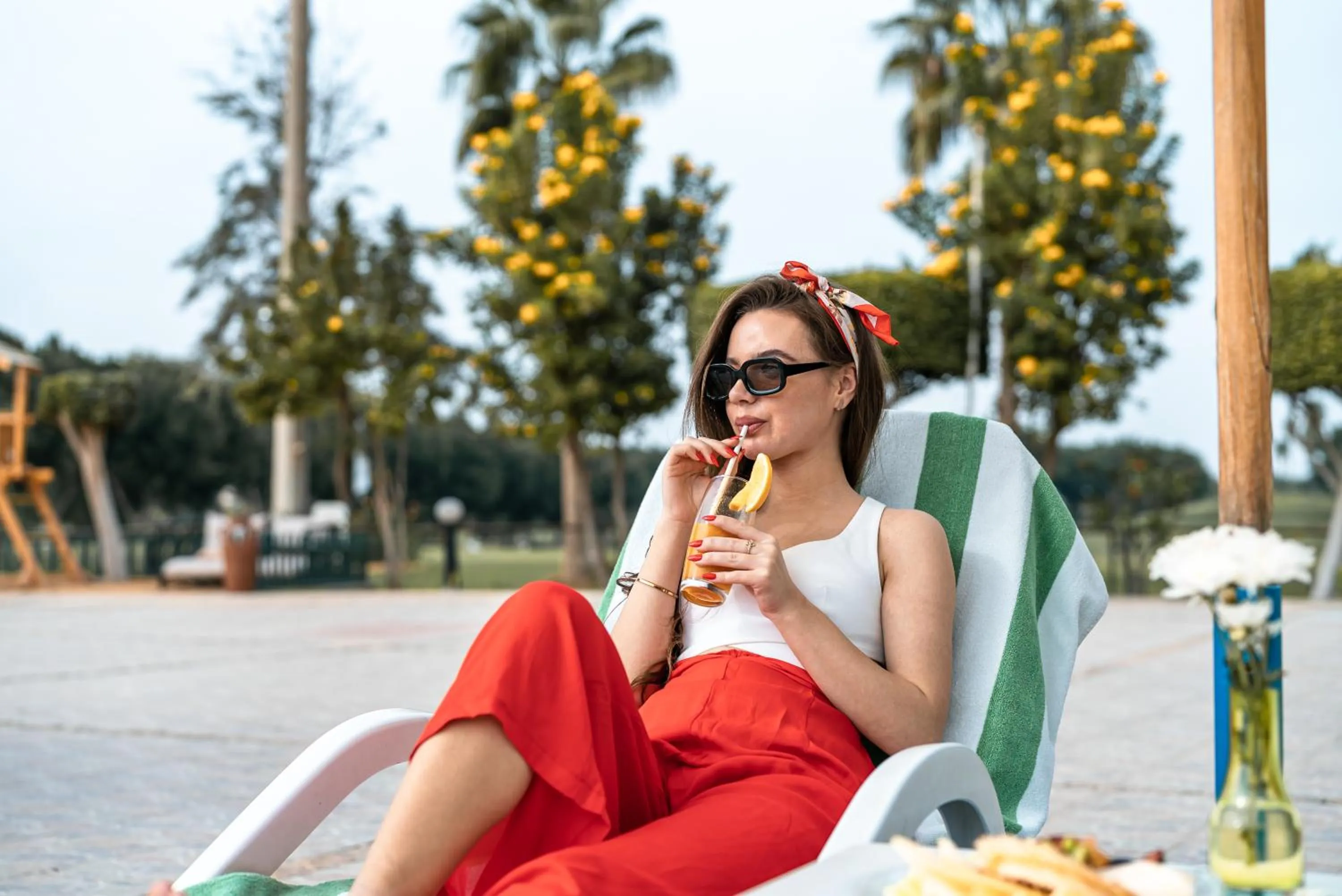 Swimming pool in Swiss Inn Pyramids Golf Resort