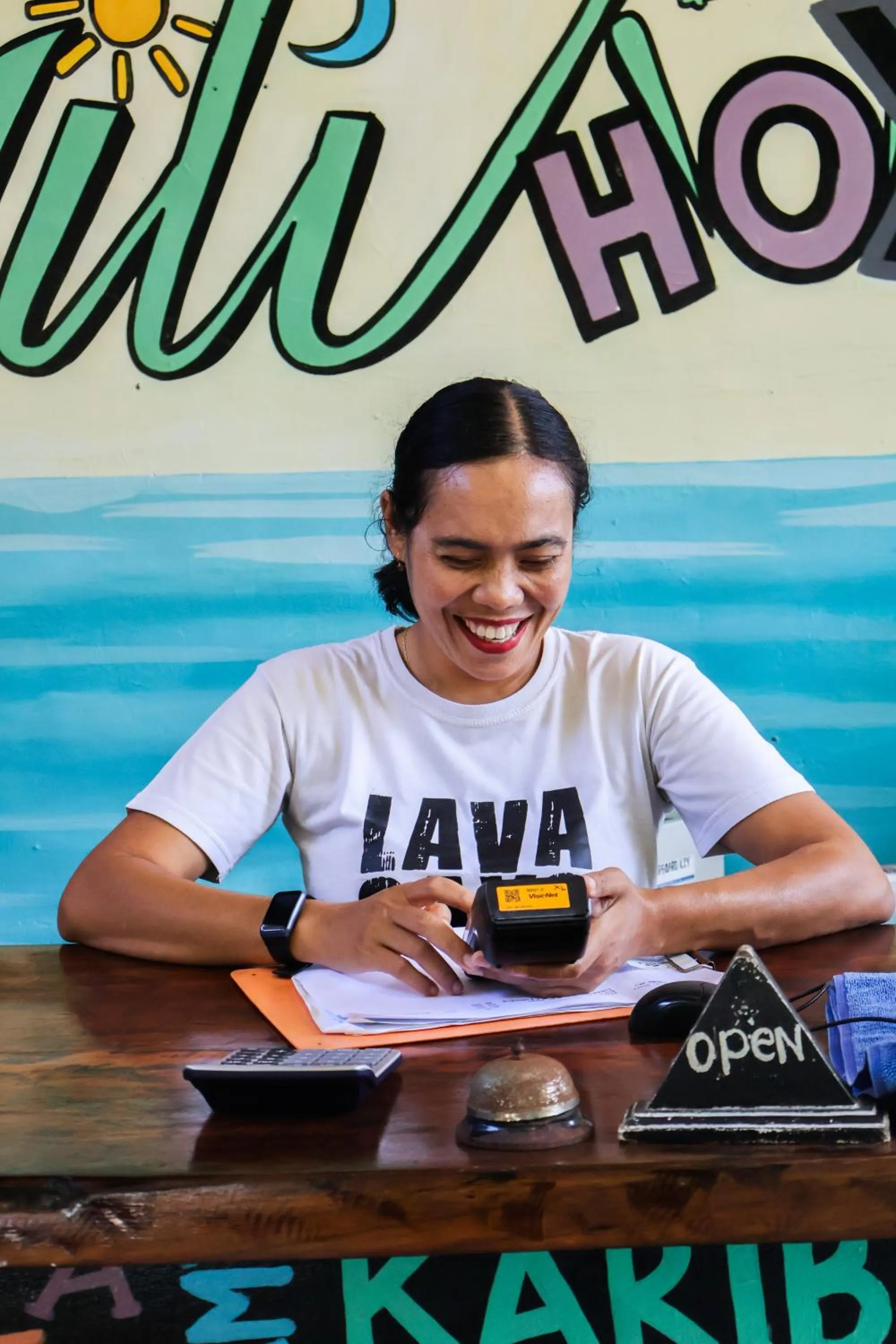 Property logo or sign in Gili Beach Bum Hostel
