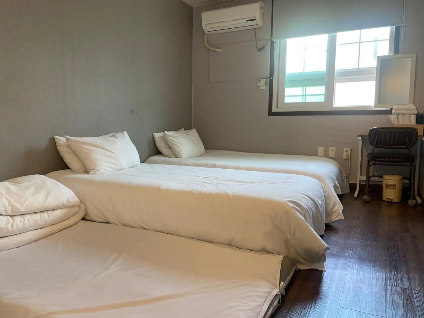 Bed in Grim Garden Guesthouse