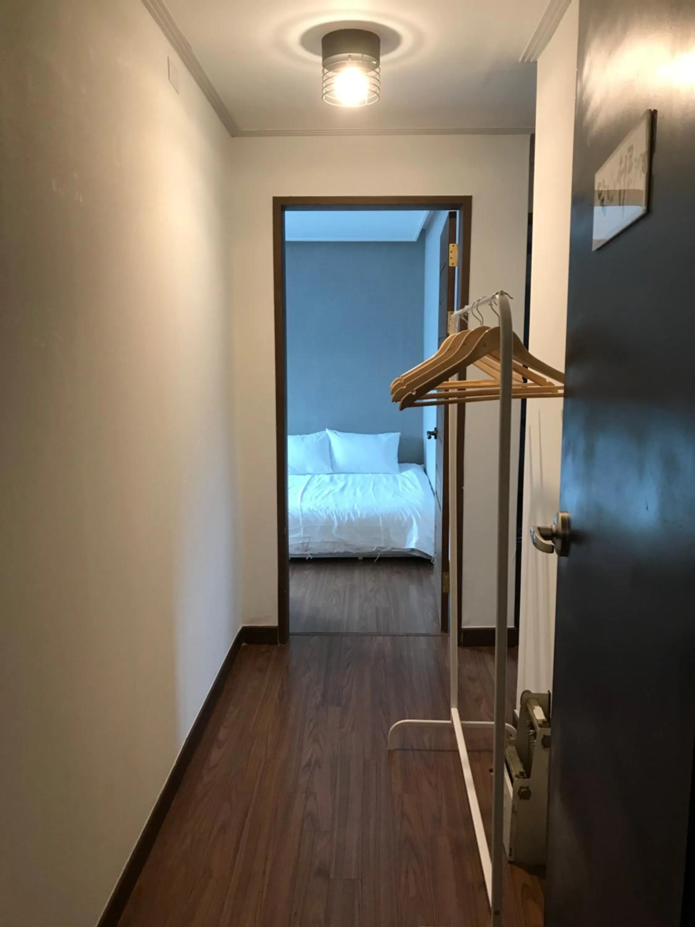 Bed in Grim Garden Guesthouse