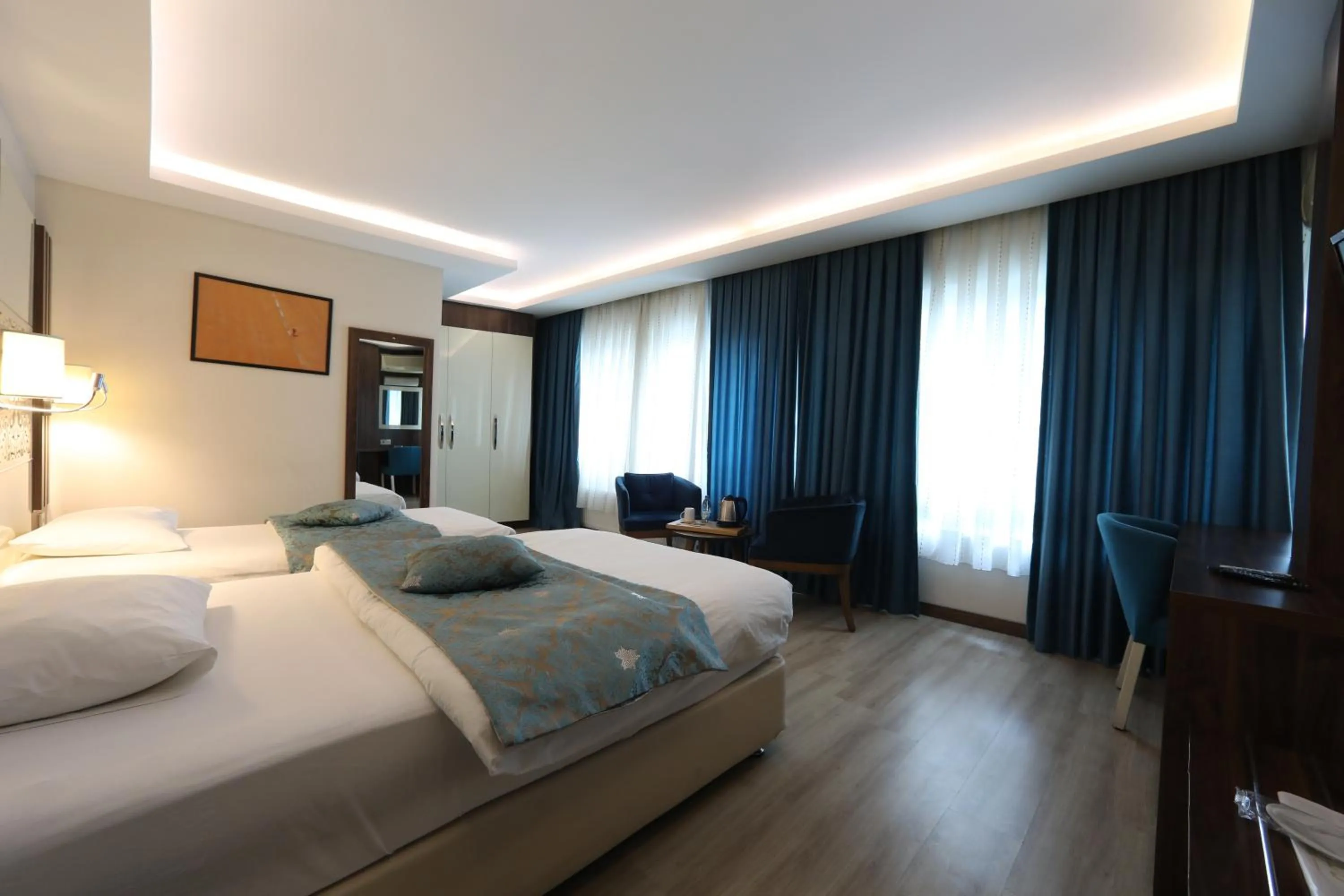 Bed in Rest Inn Aydın Hotel