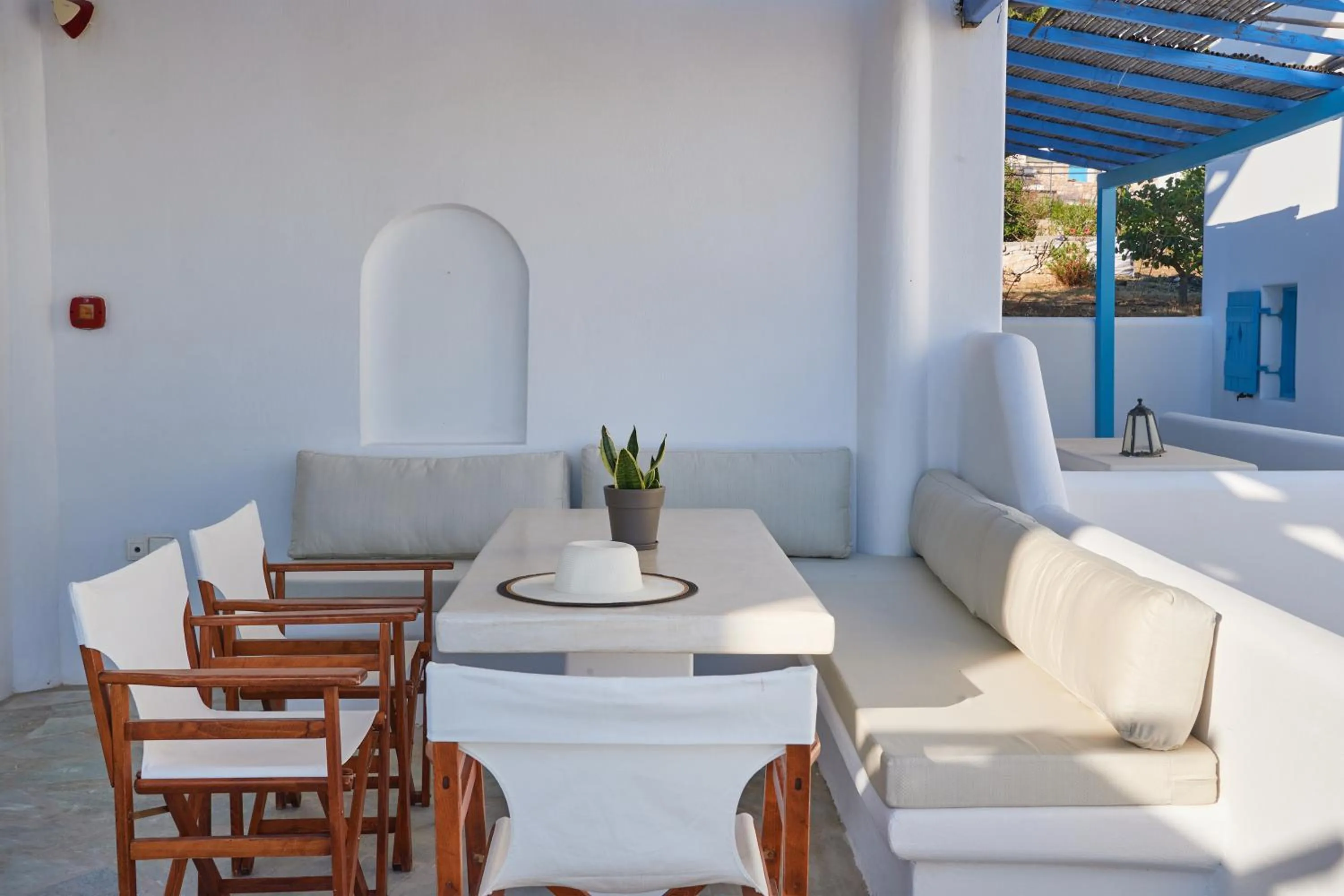 Balcony/Terrace in Cleopatra Seaside Homes, Logaras, Paros