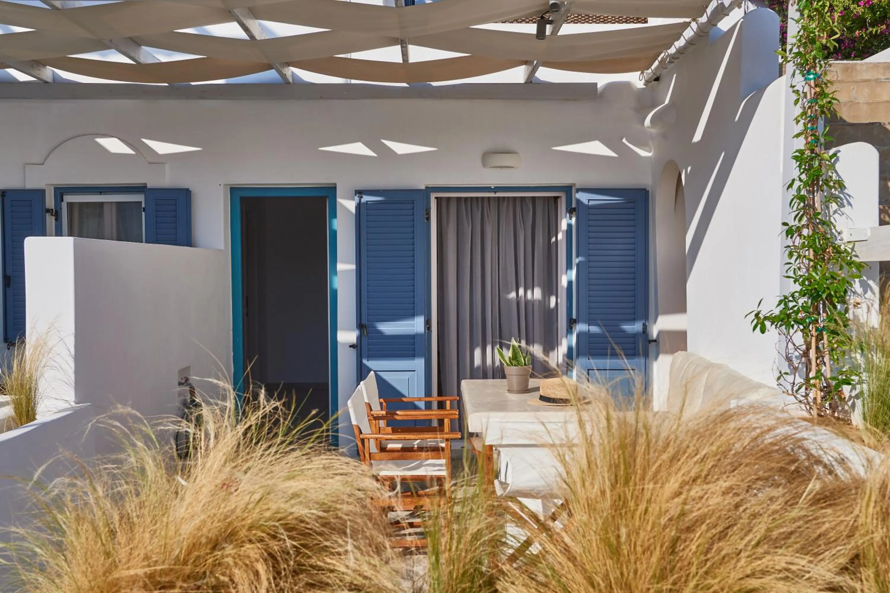 Balcony/Terrace in Cleopatra Seaside Homes, Logaras, Paros