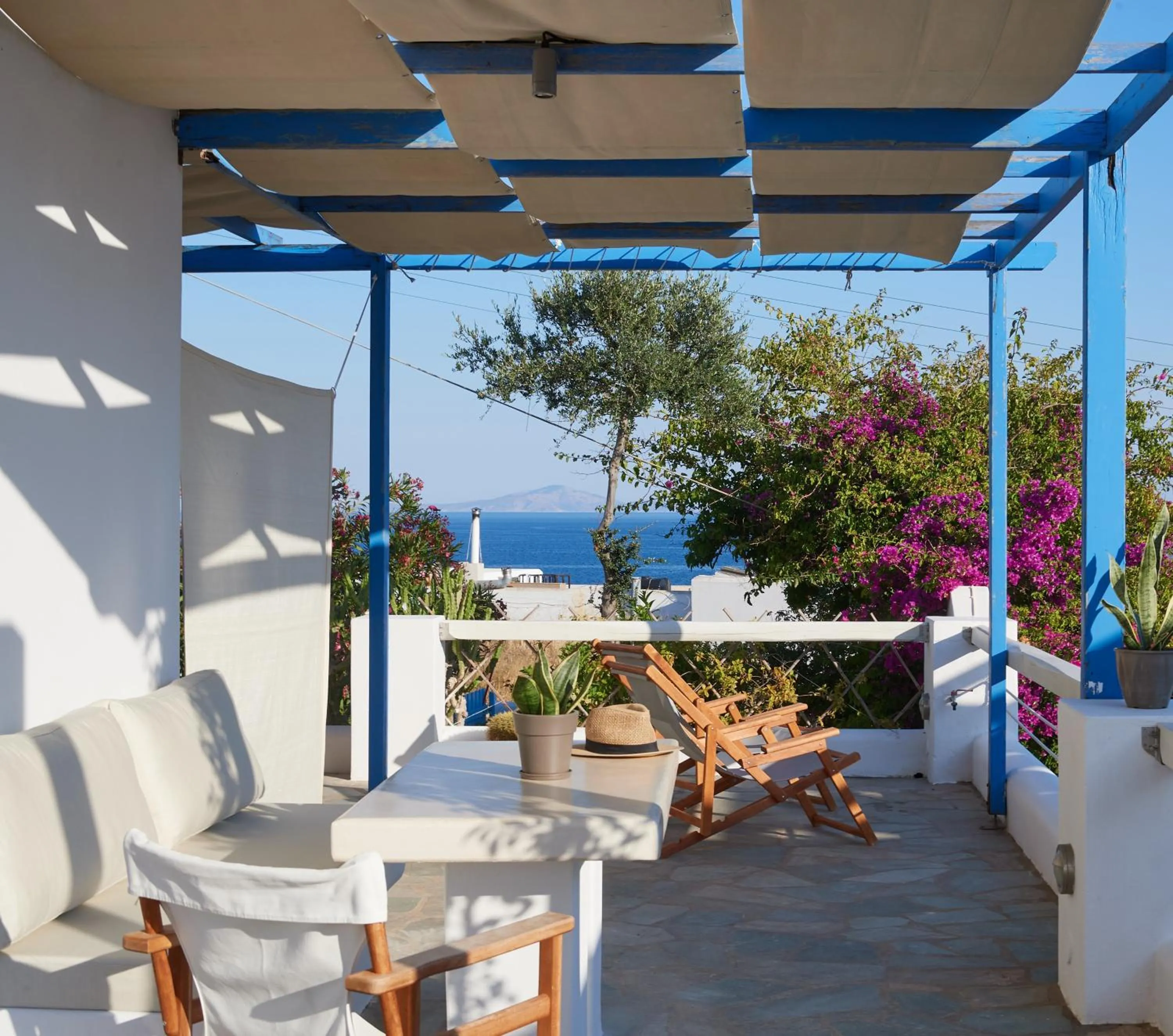 Balcony/Terrace in Cleopatra Seaside Homes, Logaras, Paros