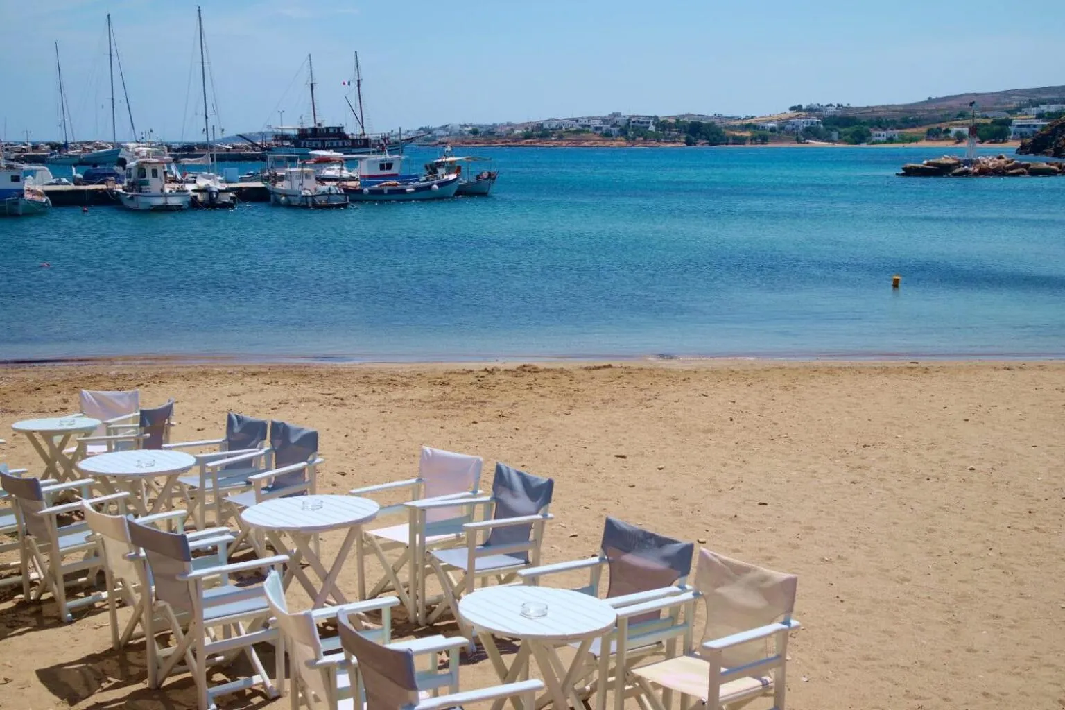 Beach in Cleopatra Seaside Homes, Logaras, Paros