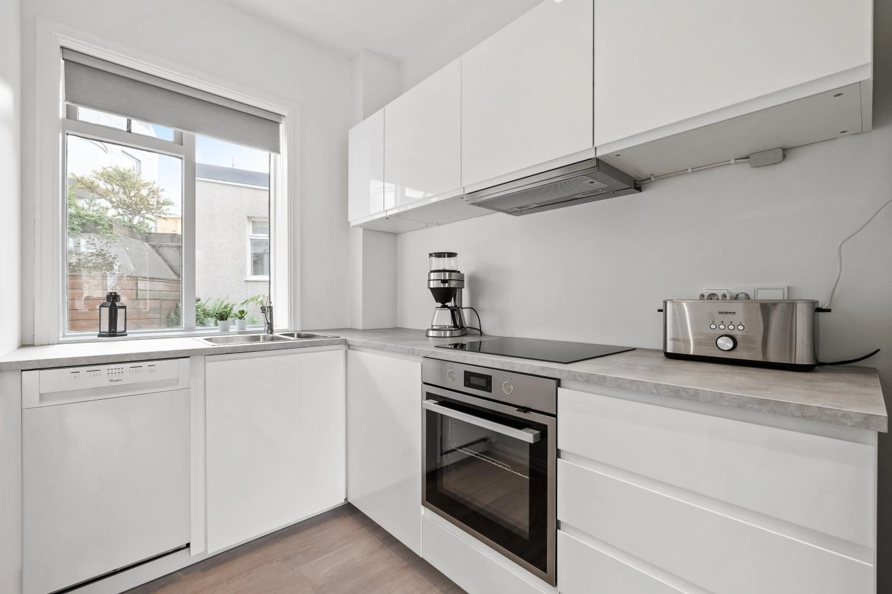 kitchen in Odinn Reykjavik Odinsgata Apartments