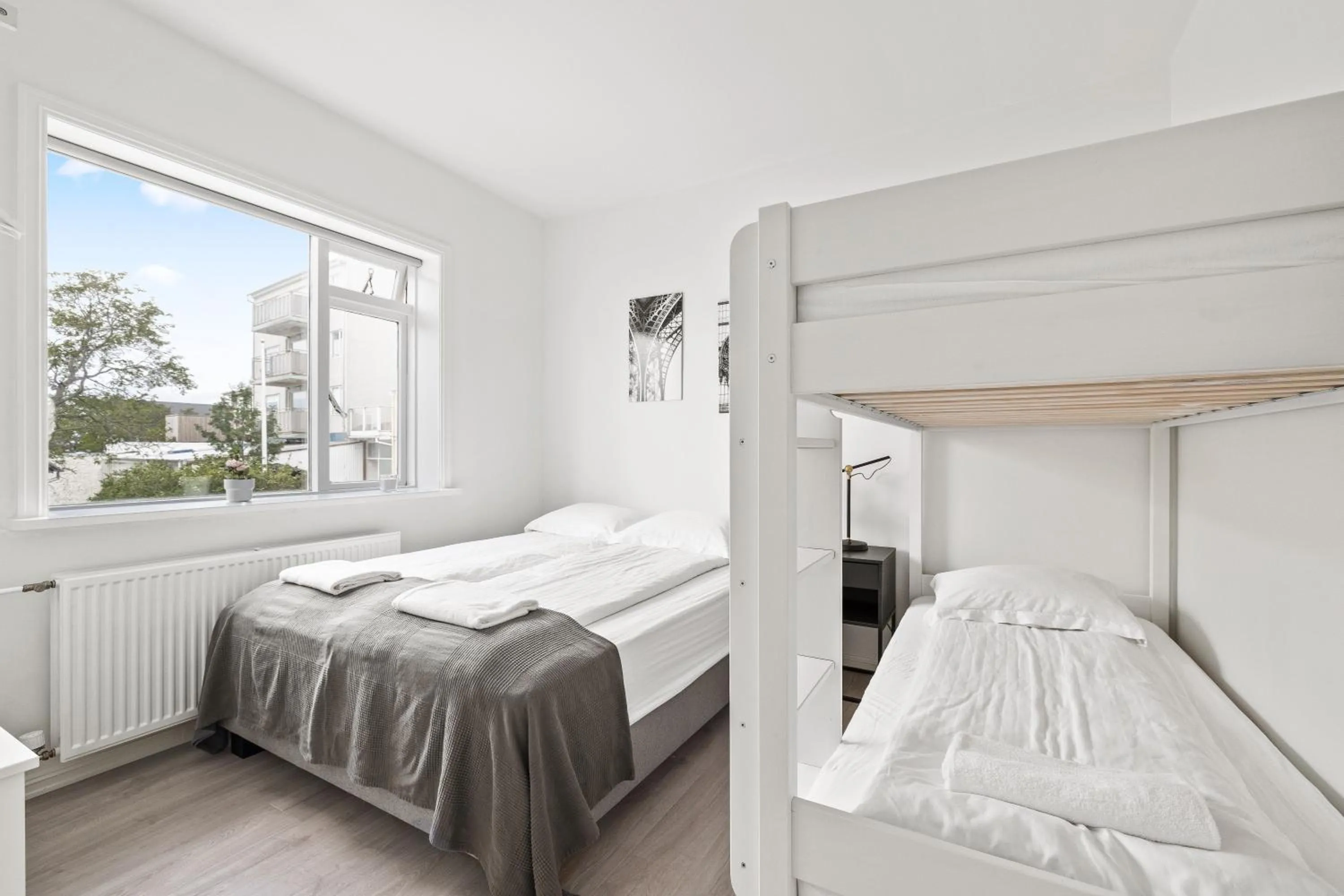 Bedroom, Bed in Odinn Reykjavik Odinsgata Apartments