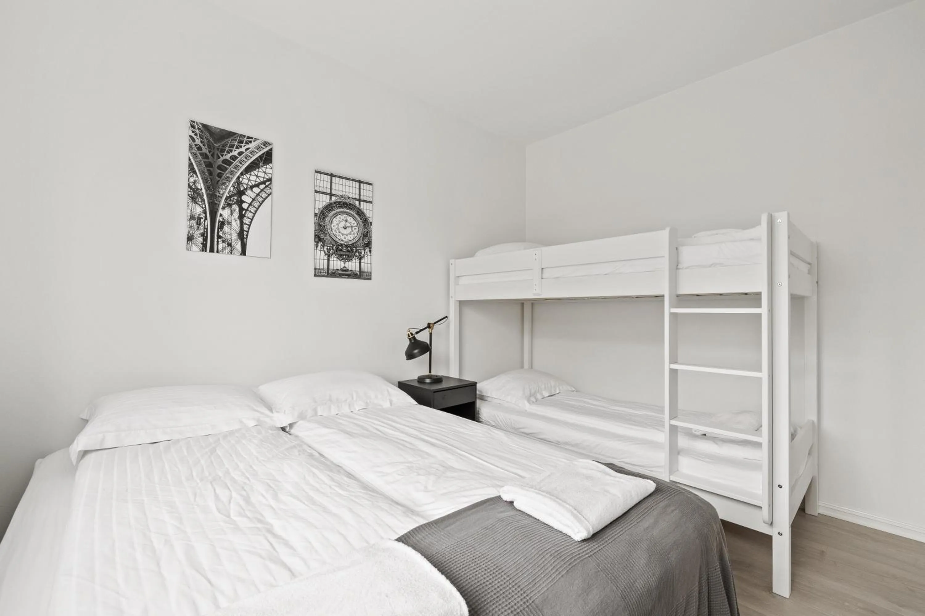 Bed in Odinn Reykjavik Odinsgata Apartments