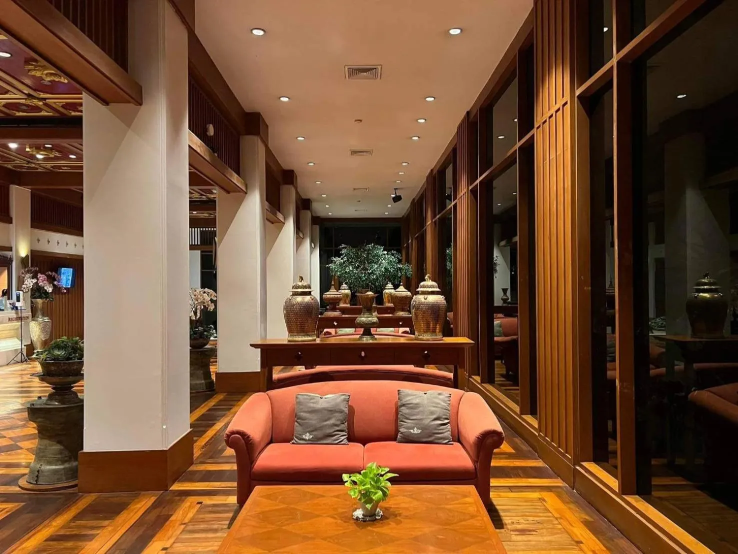 Lobby or reception in Wienglakor Hotel Lampang