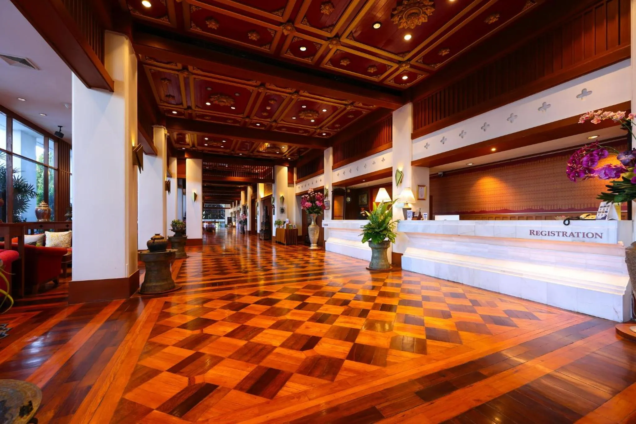 Lobby or reception in Wienglakor Hotel Lampang