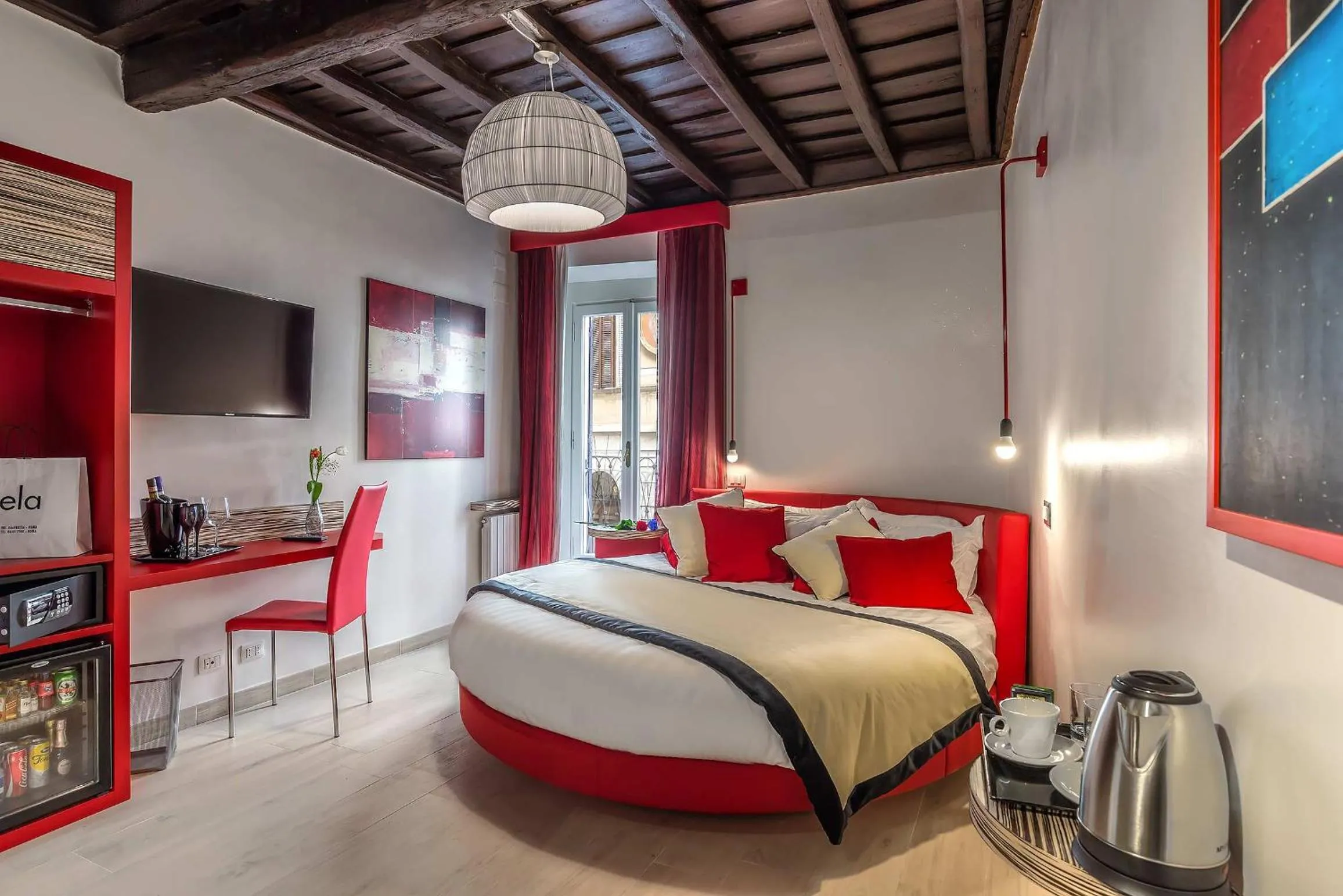 Bedroom, Bed in Spagna Luxury'n Trevi