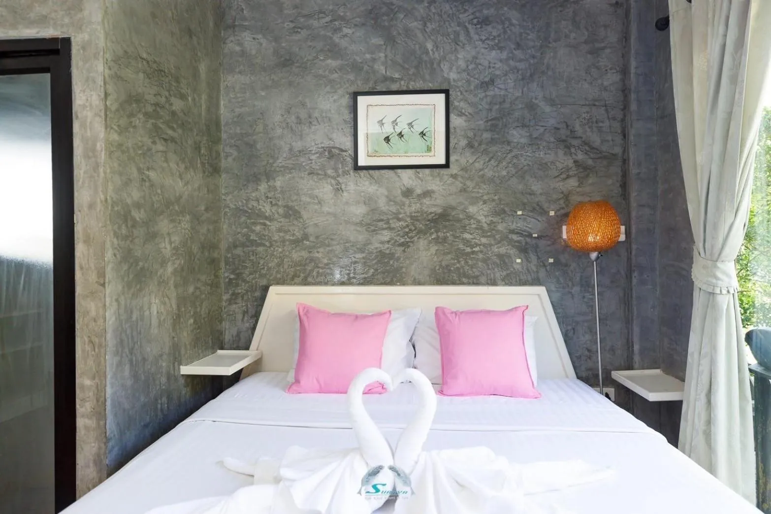 Bed in Suanya Kohkood Resort and Spa