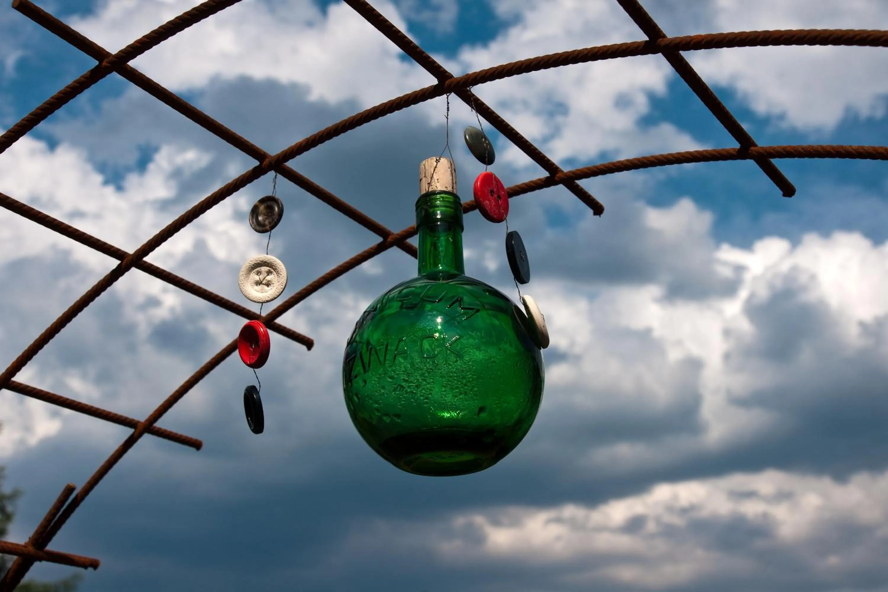 Garden view in Charmehotel Uhrerhof - Deur