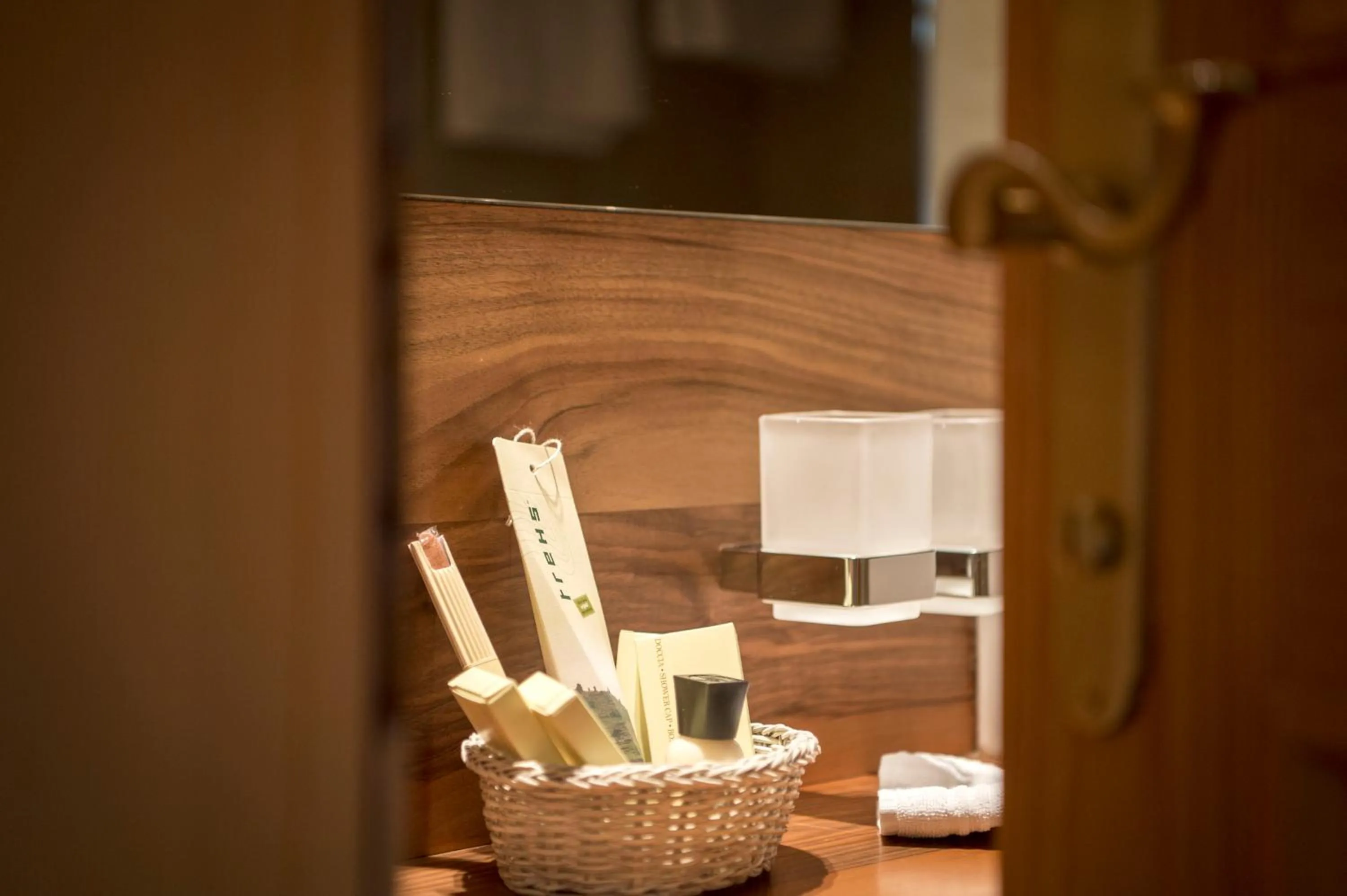 Bathroom in Charmehotel Uhrerhof - Deur