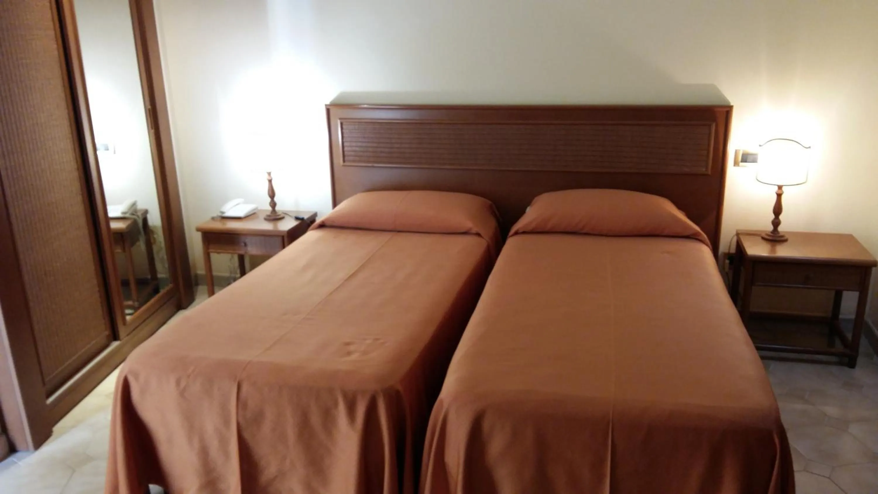 View (from property/room), Bed in Hotel Villa Bianca Resort